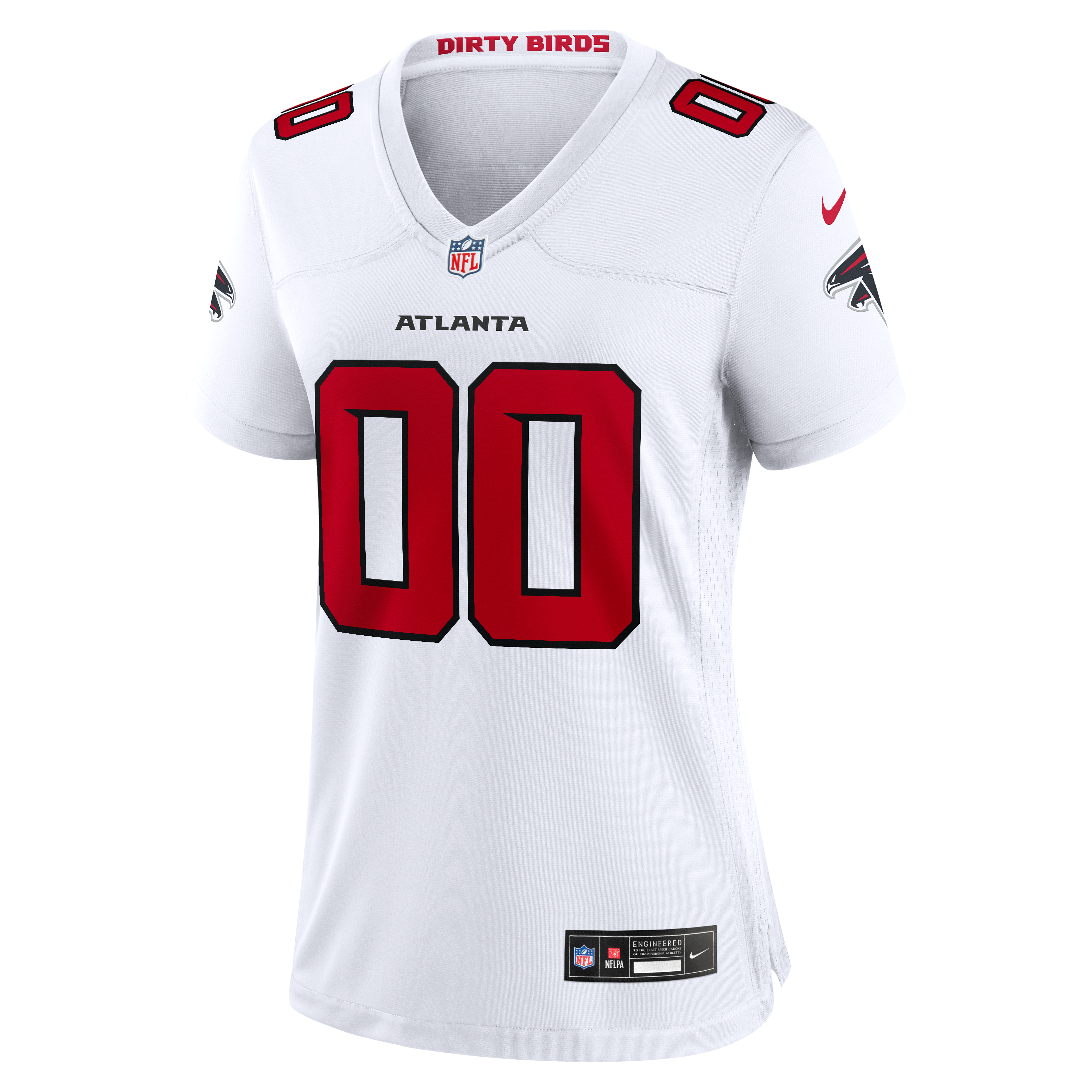 Women's Atlanta Falcons Nike White Custom Game Jersey