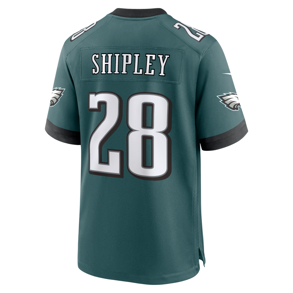Men's Philadelphia Eagles Will Shipley Nike Midnight Green Team Game Jersey