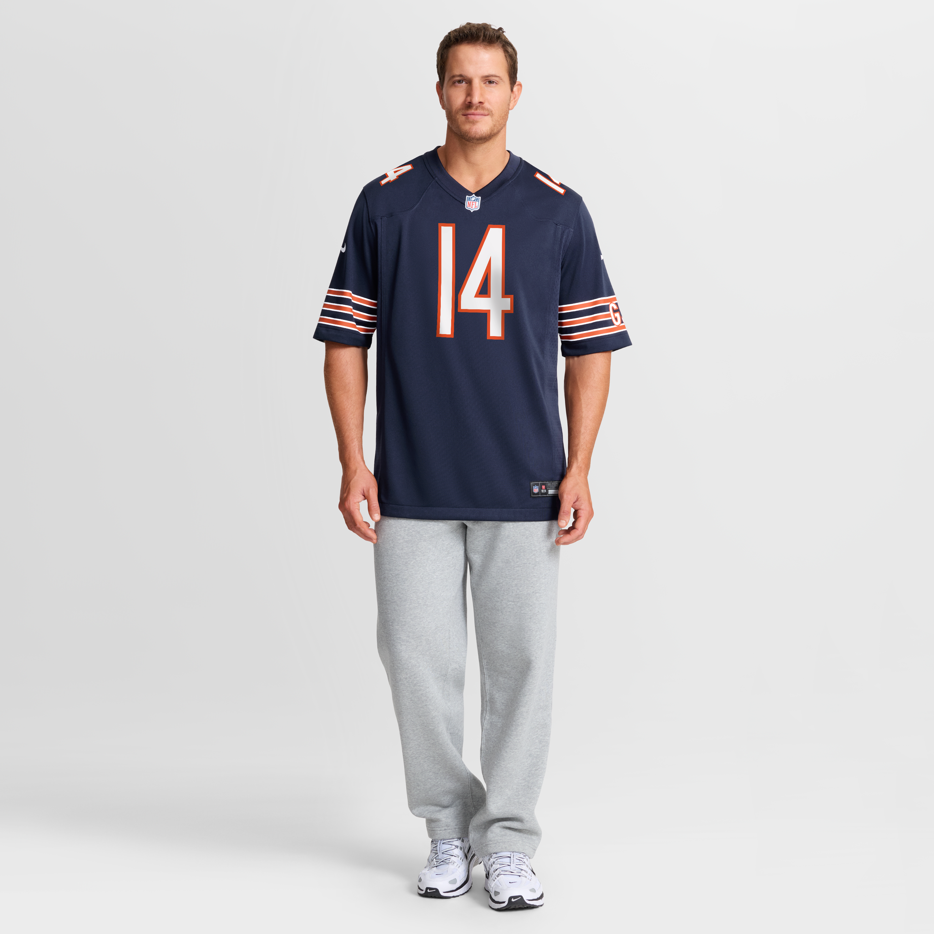 Men's Chicago Bears Kalif Raymond Nike Navy Team Game Jersey