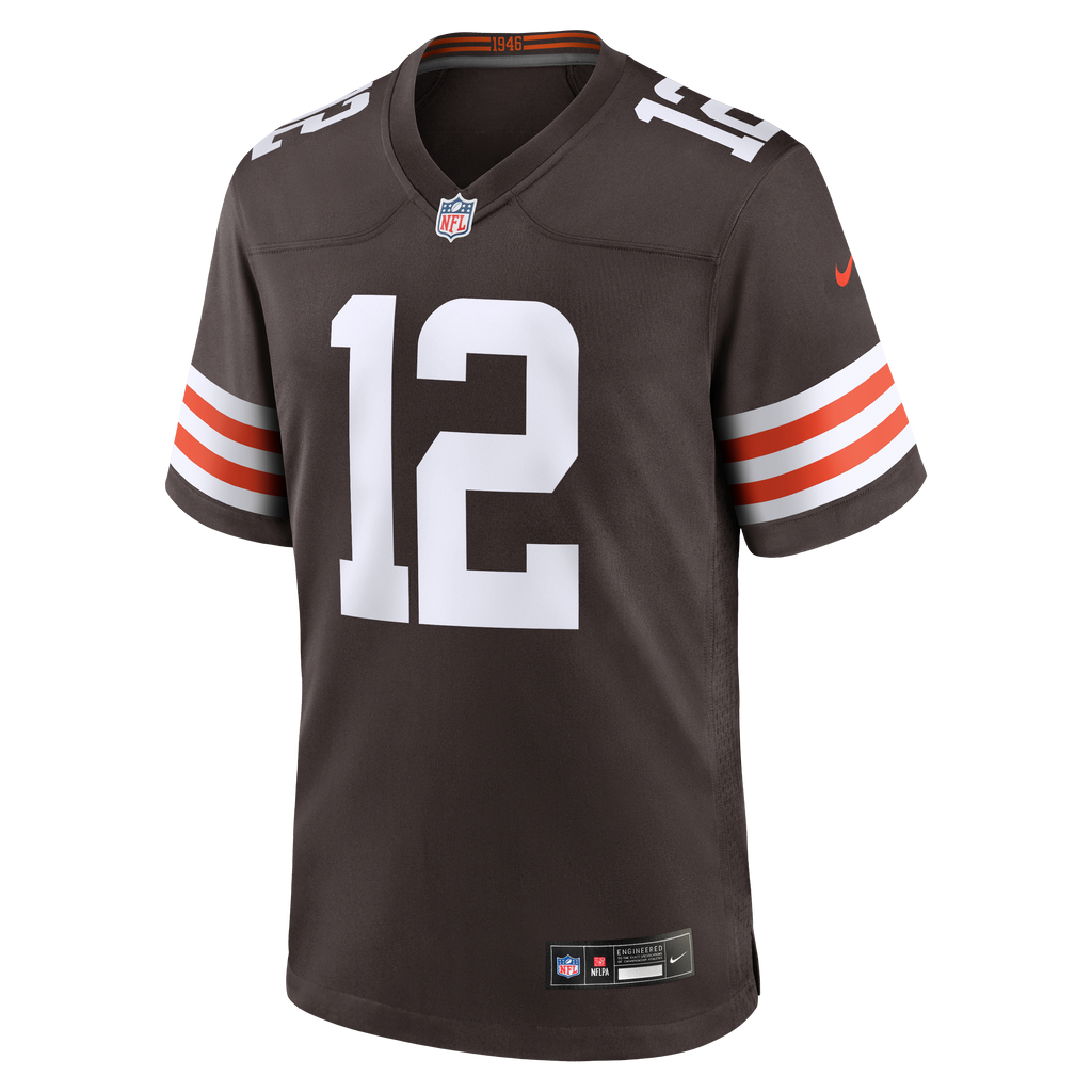 Men's Cleveland Browns Denzel Boston Nike Brown Game Jersey