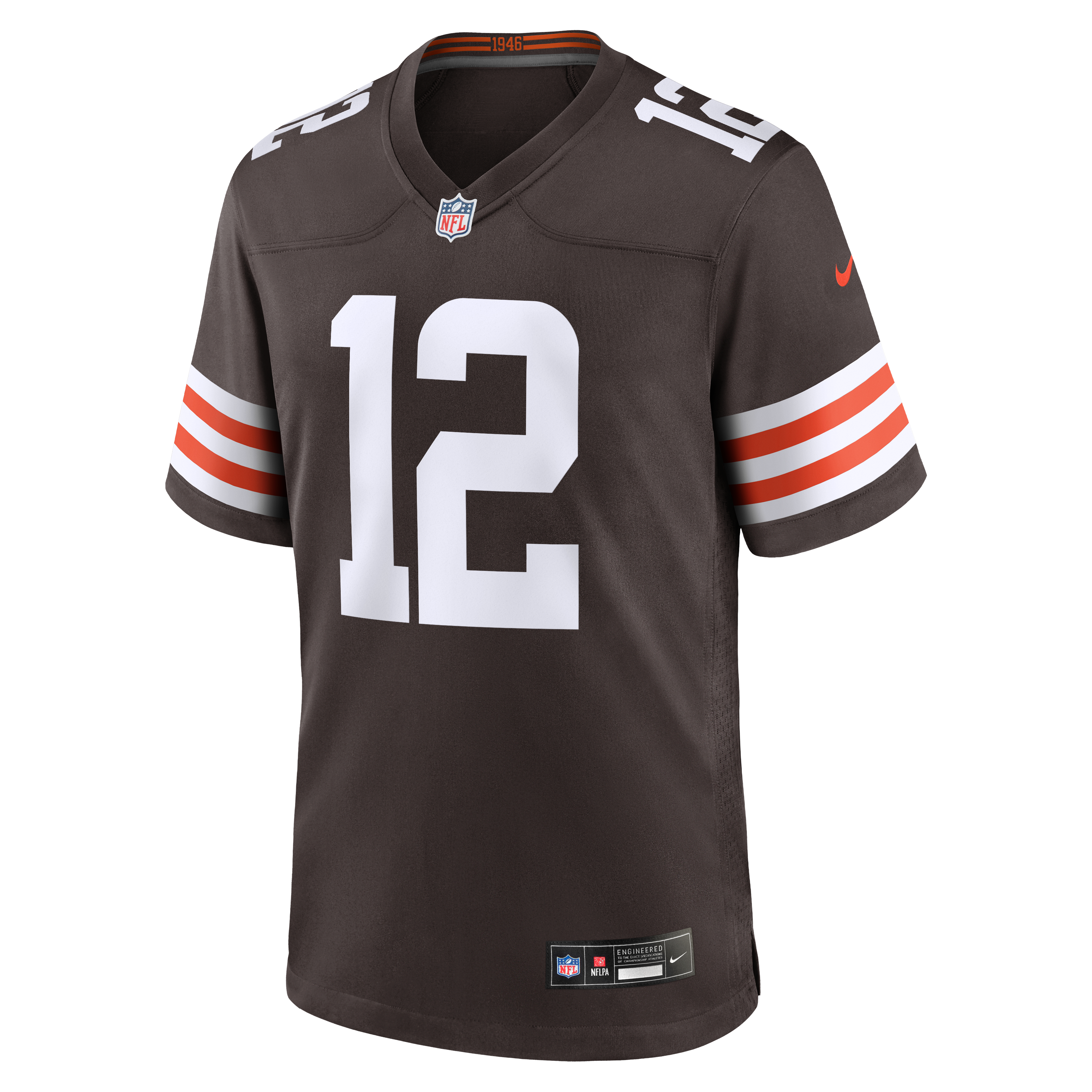 Men's Cleveland Browns Denzel Boston Nike Brown Game Jersey