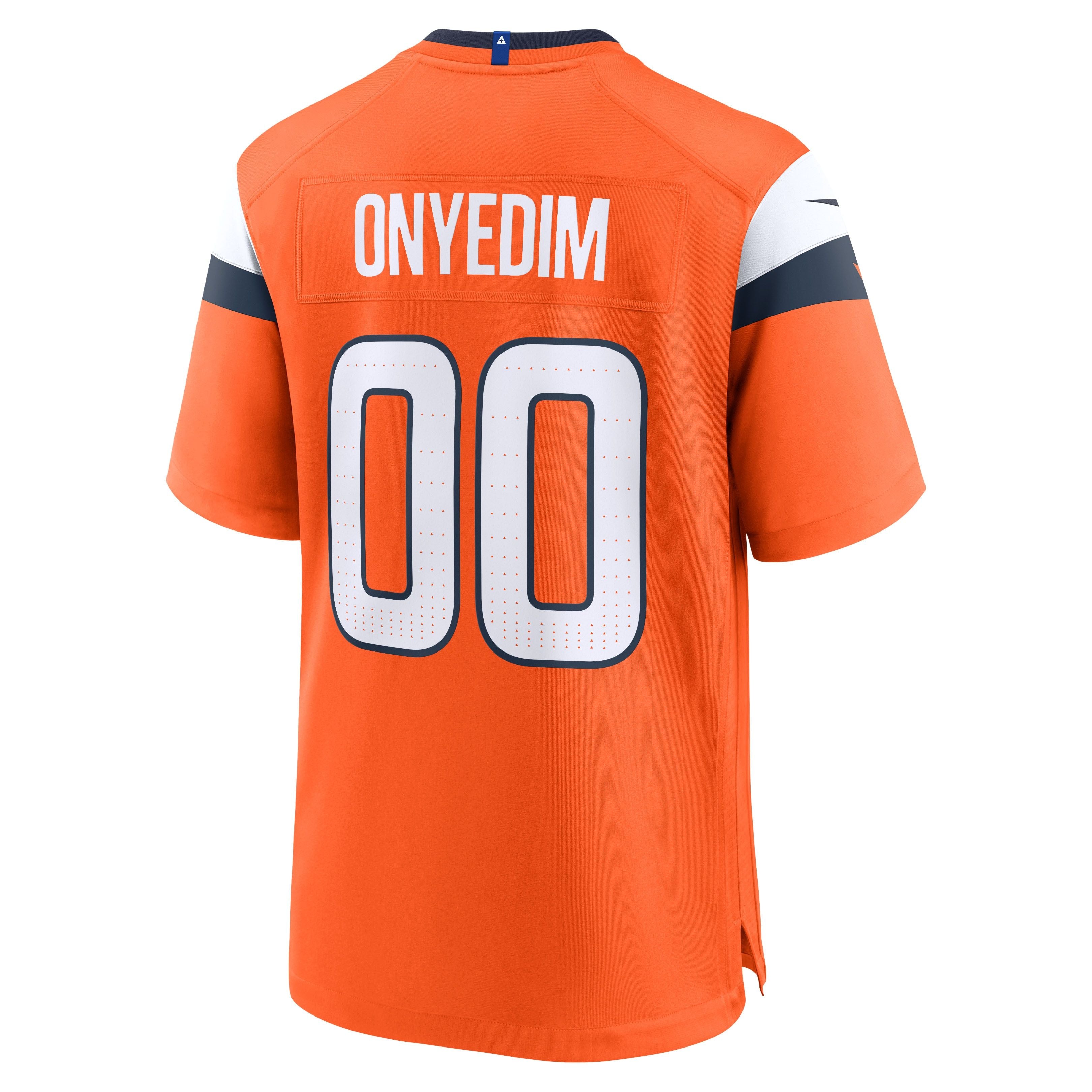 Men's Denver Broncos Tyler Onyedim Nike Orange Game Jersey