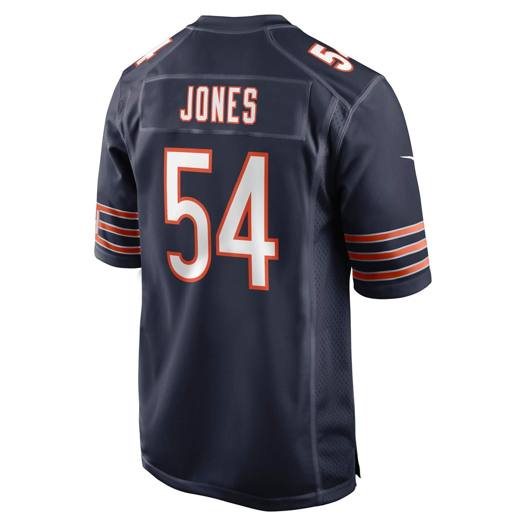 Men's Chicago Bears Logan Jones Nike Navy Team Game Jersey