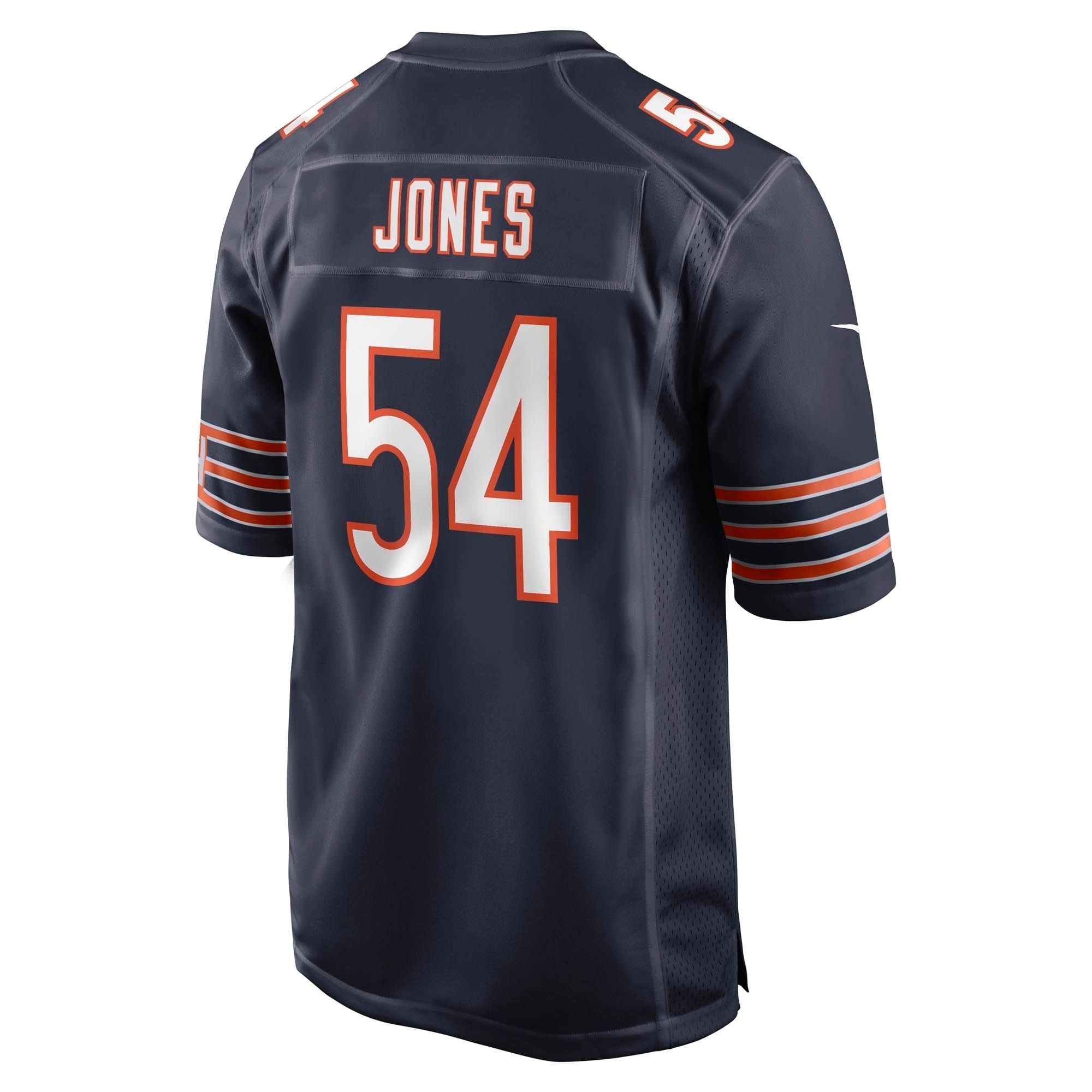 Men's Chicago Bears Logan Jones Nike Navy Team Game Jersey