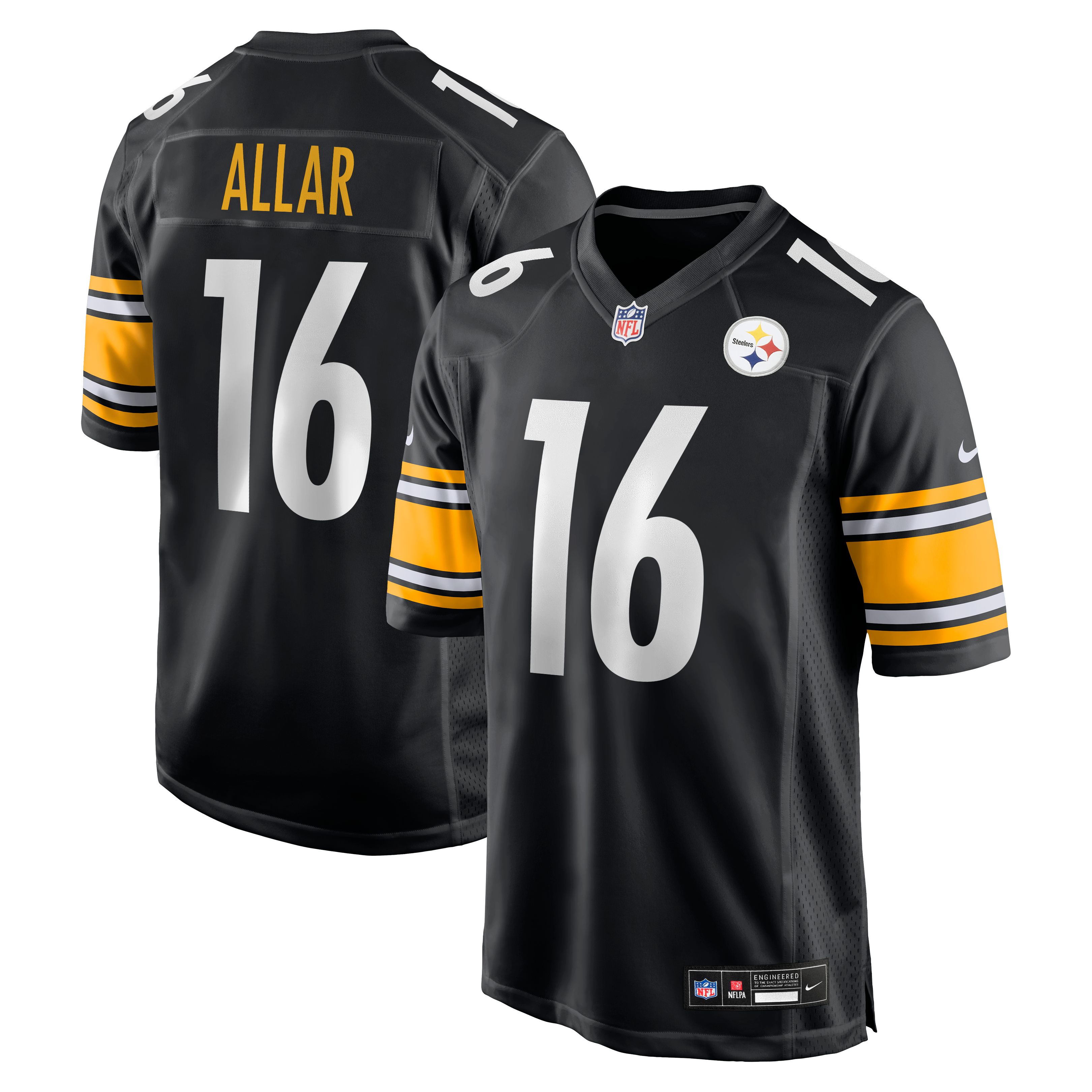 Men's Pittsburgh Steelers Drew Allar Nike Black Game Jersey
