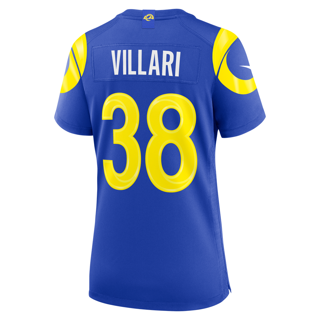 Women's Los Angeles Rams Dan Villari Nike Royal Team Game Jersey