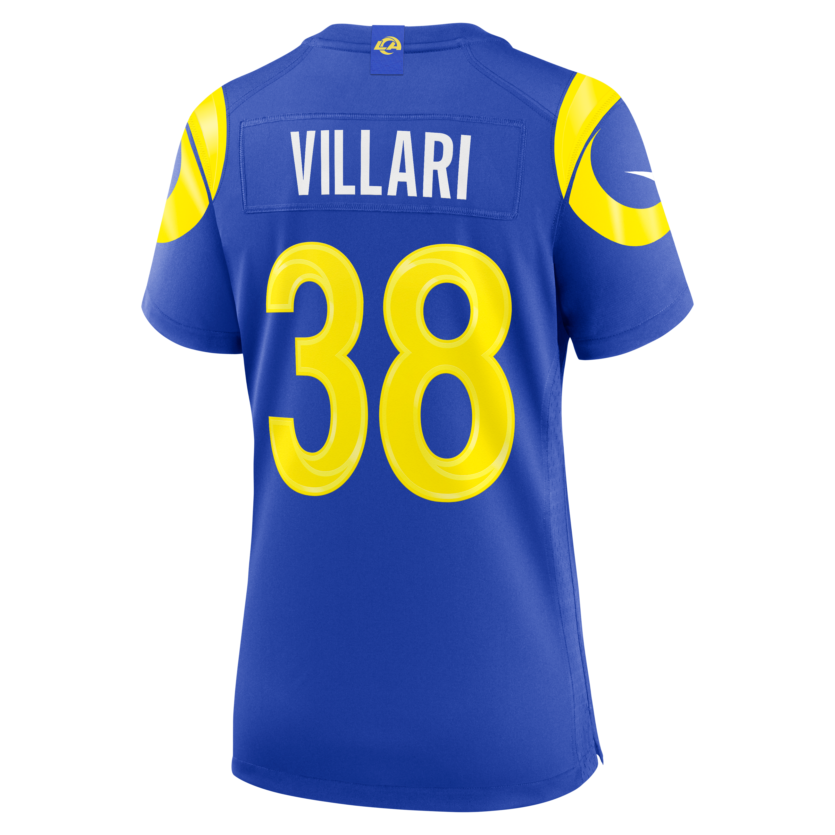 Women's Los Angeles Rams Dan Villari Nike Royal Team Game Jersey