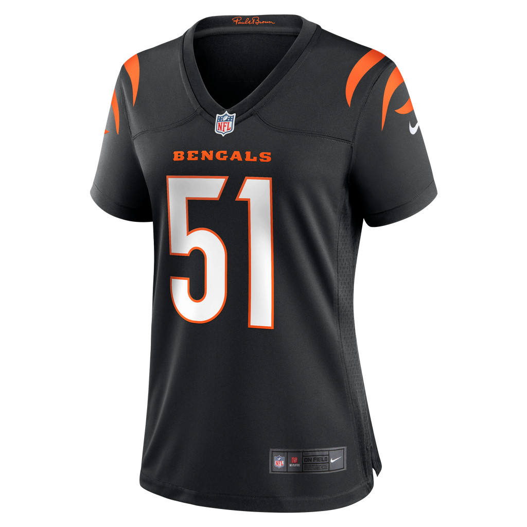 Women's Cincinnati Bengals Isaiah Foskey Nike Black Team Game Jersey