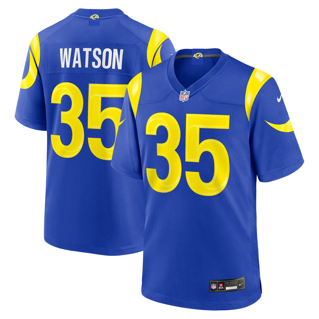 Men's Los Angeles Rams Jaylen Watson Nike Royal Team Game Jersey