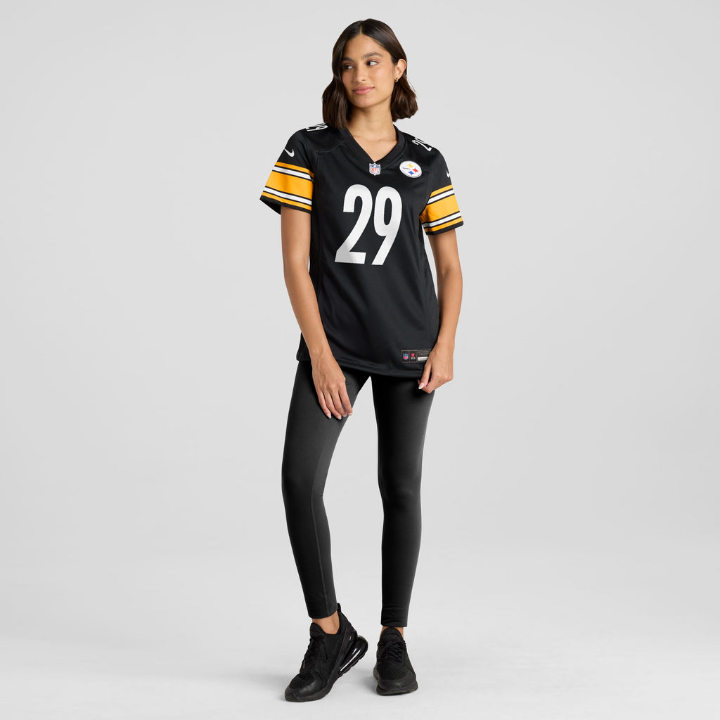 Women's Pittsburgh Steelers Eli Heidenreich Nike Black Team Game Jersey