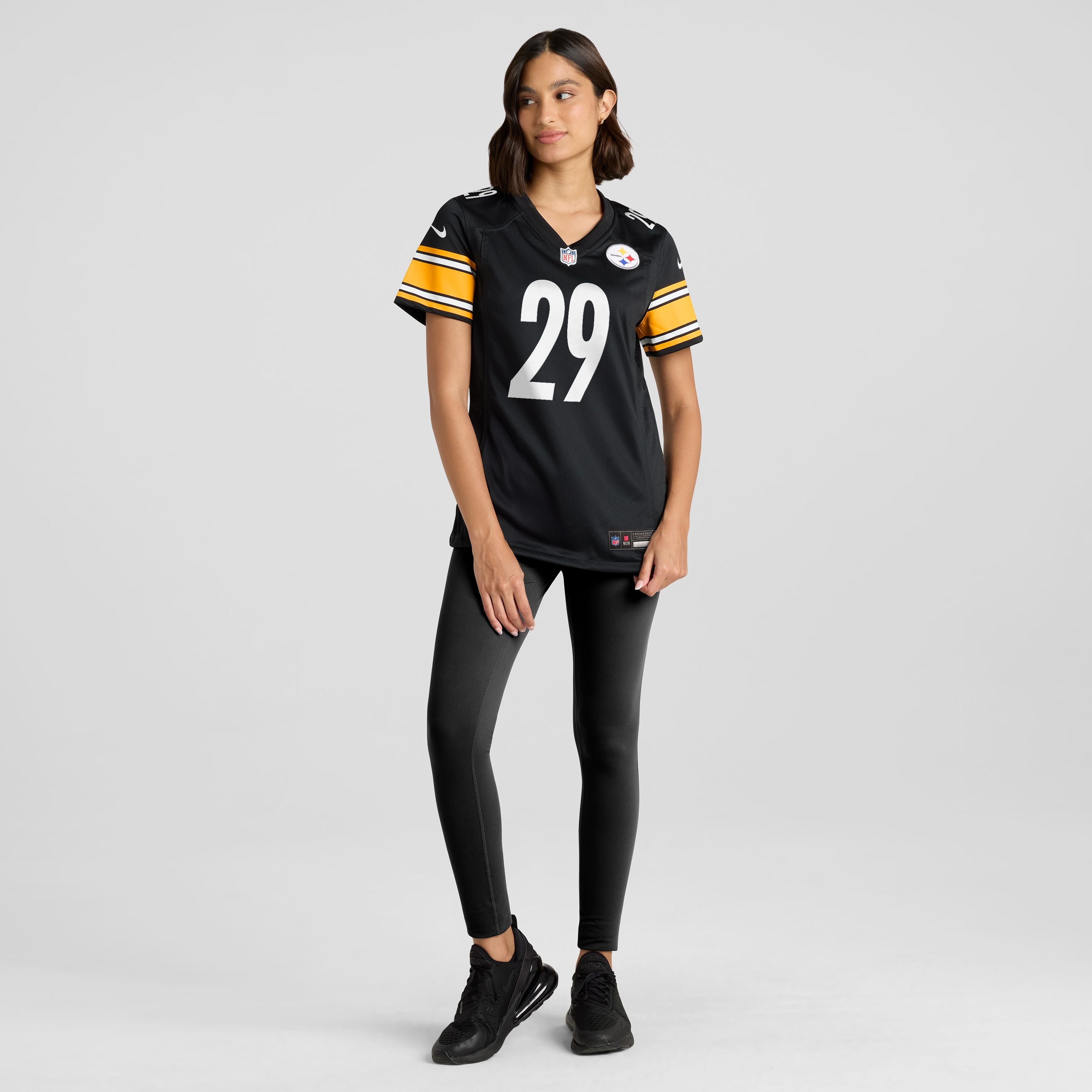 Women's Pittsburgh Steelers Eli Heidenreich Nike Black Team Game Jersey