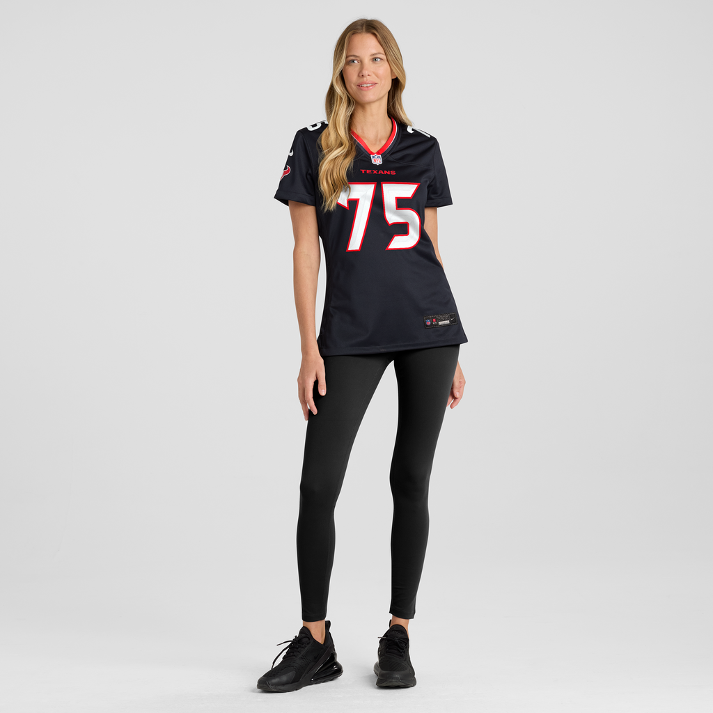 Women's Houston Texans Wyatt Teller Nike Navy Team Game Jersey