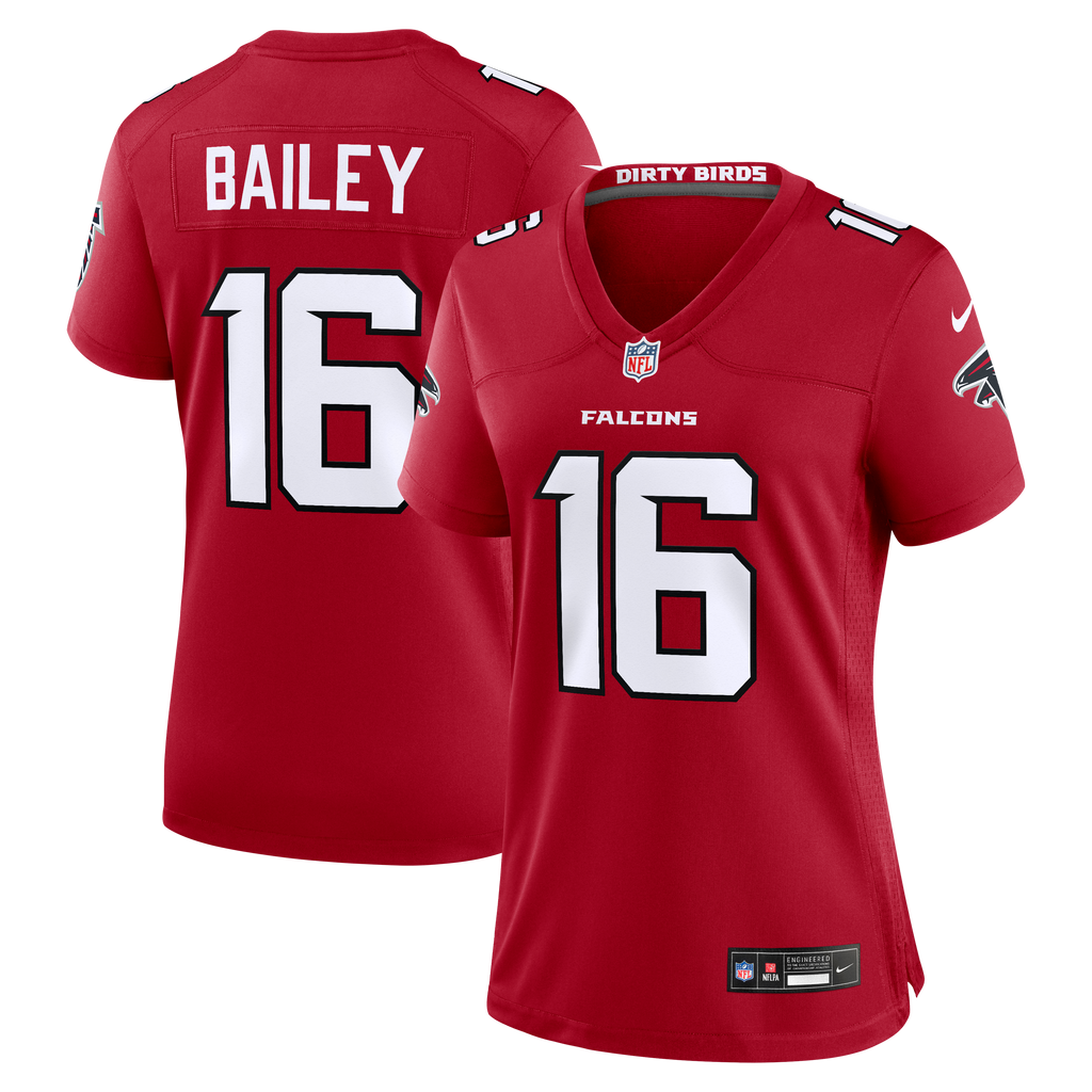 Women's Atlanta Falcons Jake Bailey Nike Red Team Game Jersey
