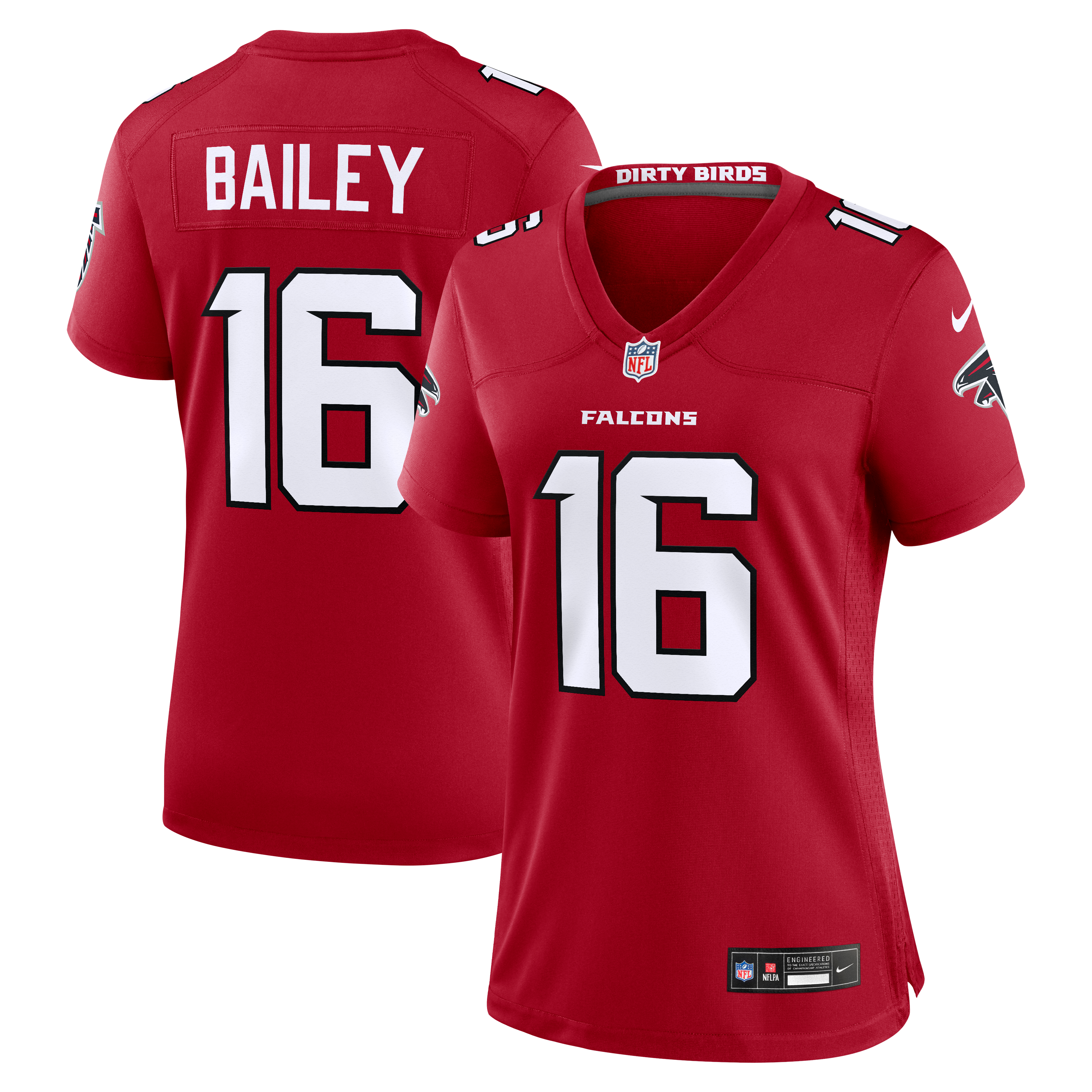 Women's Atlanta Falcons Jake Bailey Nike Red Team Game Jersey