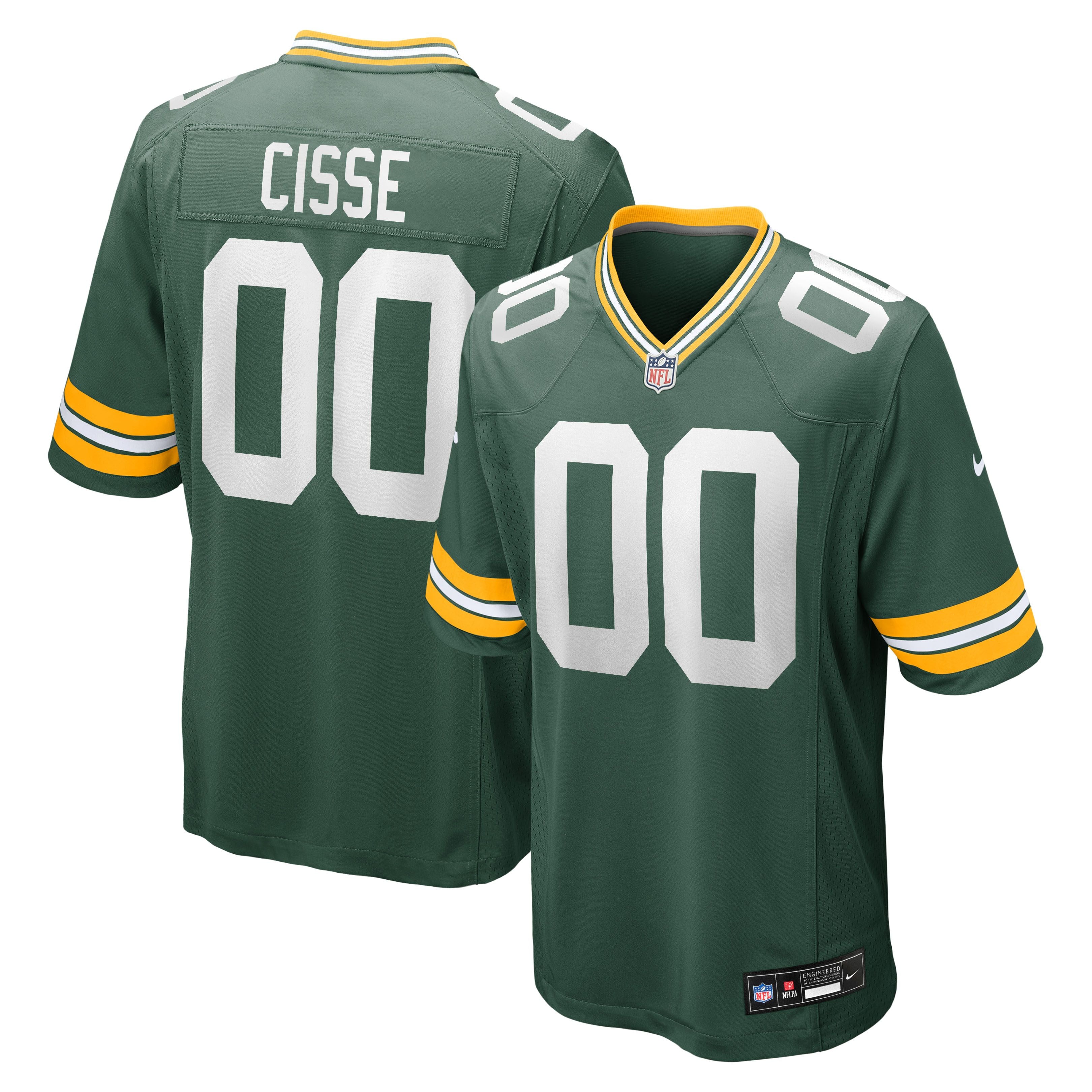 Men's Green Bay Packers Brandon Cisse Nike Green Game Jersey