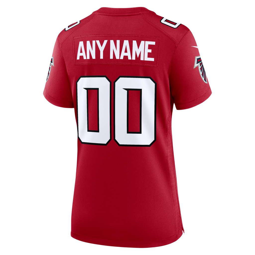 Women's Atlanta Falcons Nike Red Custom Game Jersey