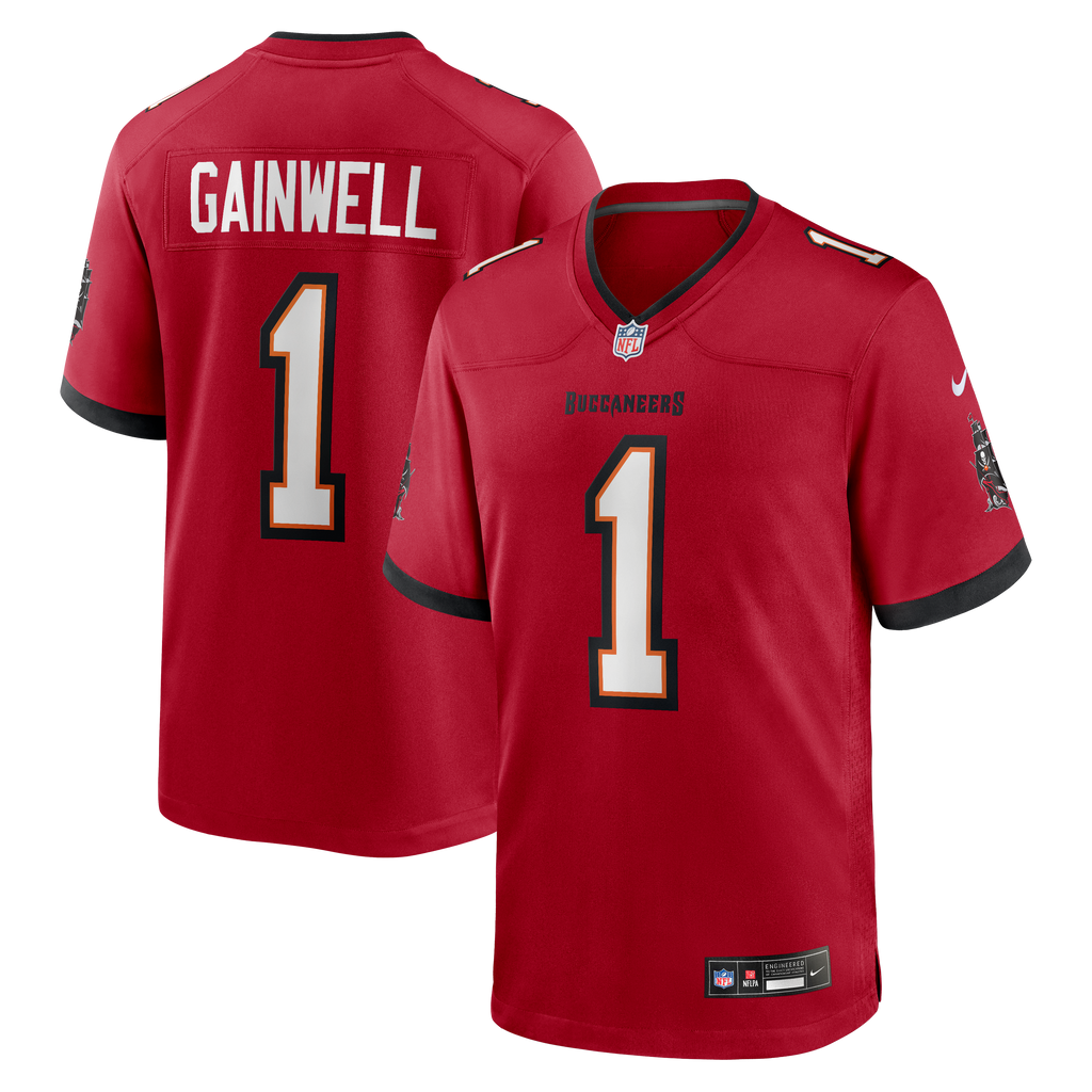 Men's Tampa Bay Buccaneers Kenneth Gainwell Nike Red Team Game Jersey