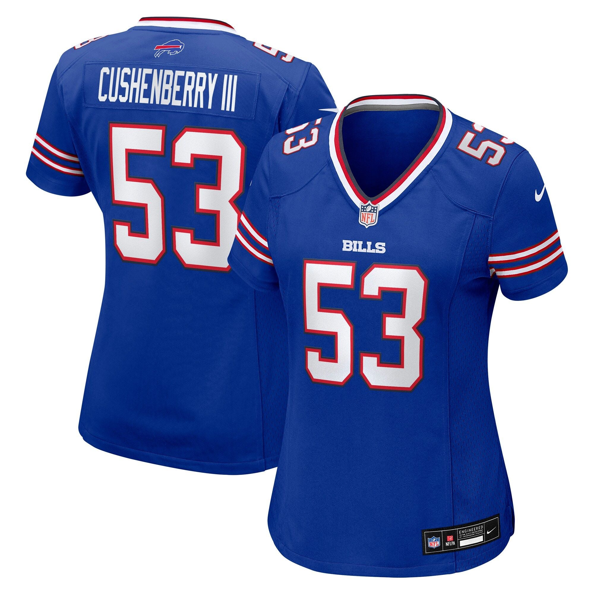 Women's Buffalo Bills Lloyd Cushenberry Iii Nike Royal Team Game Jersey
