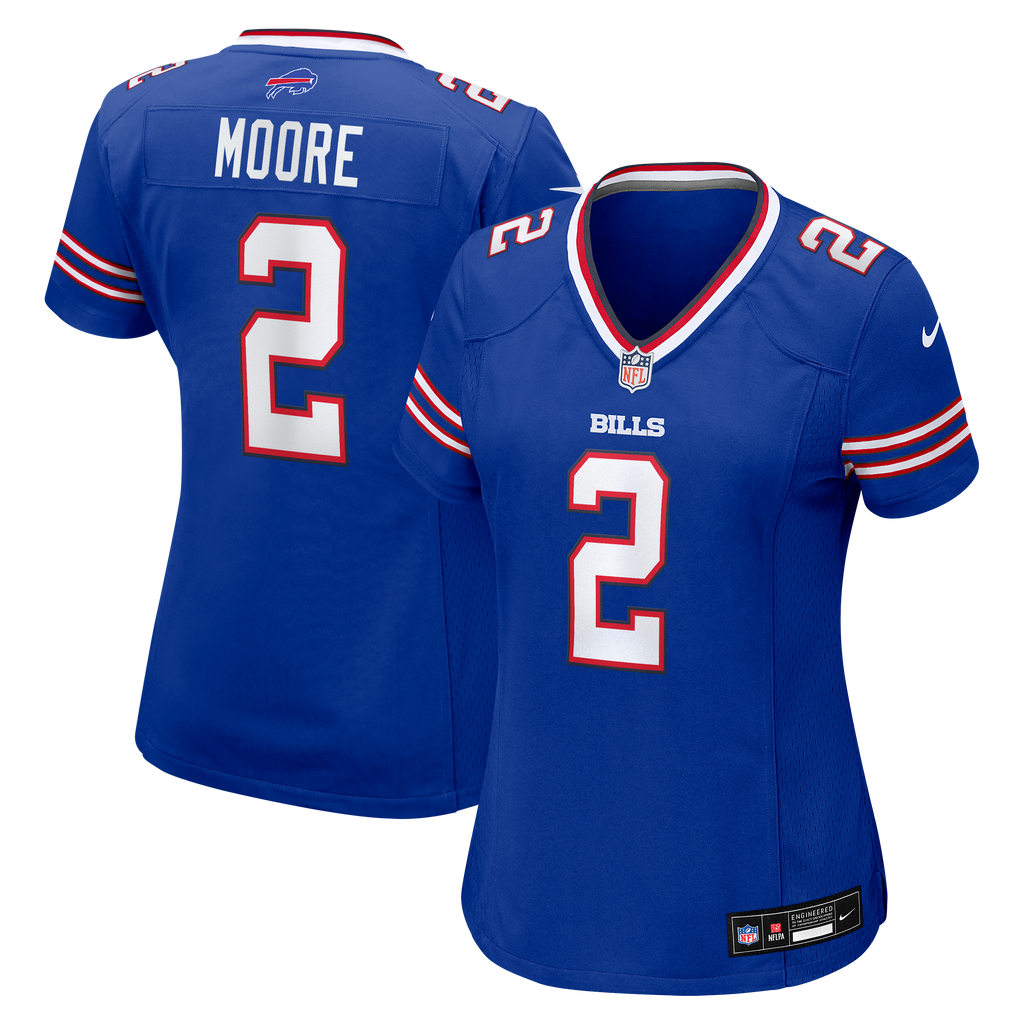 Women's Buffalo Bills Dj Moore Nike Royal Game Jersey