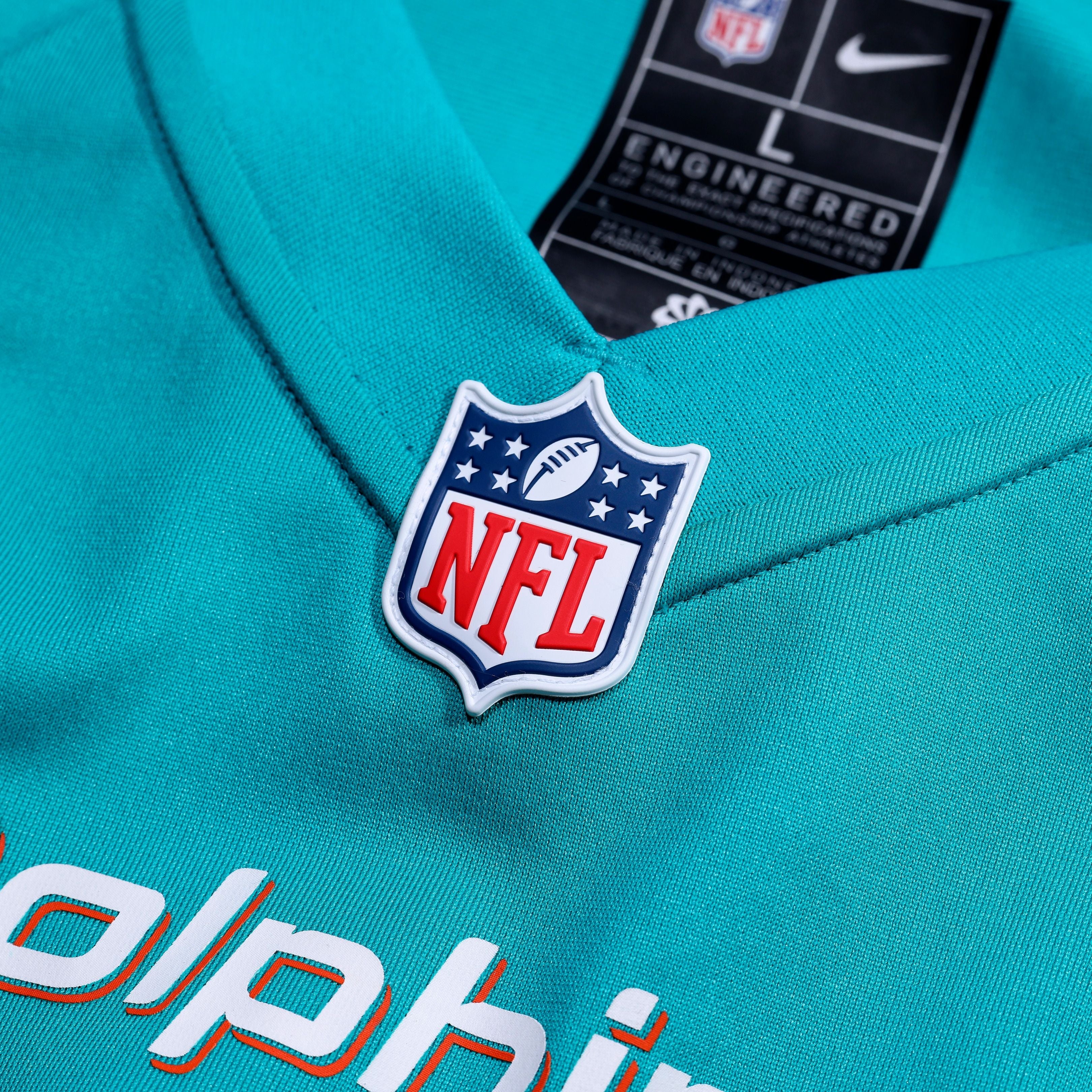 Men's Miami Dolphins Jacob Rodriguez Nike Aqua Game Jersey