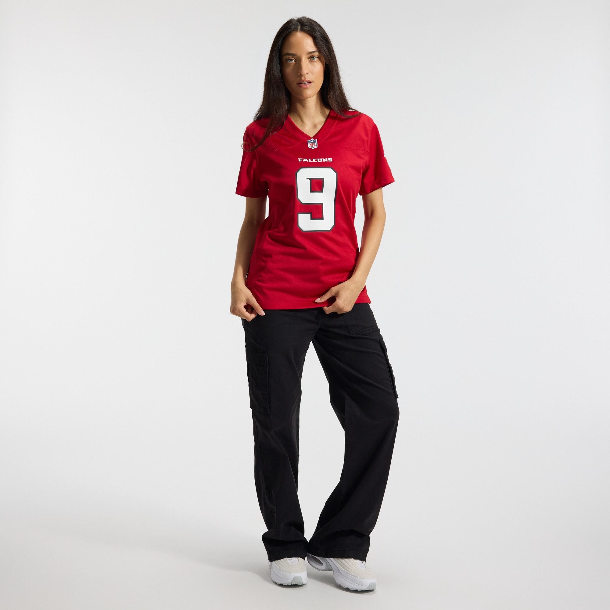 Women's Atlanta Falcons Michael Penix Jr Nike Red Game Jersey