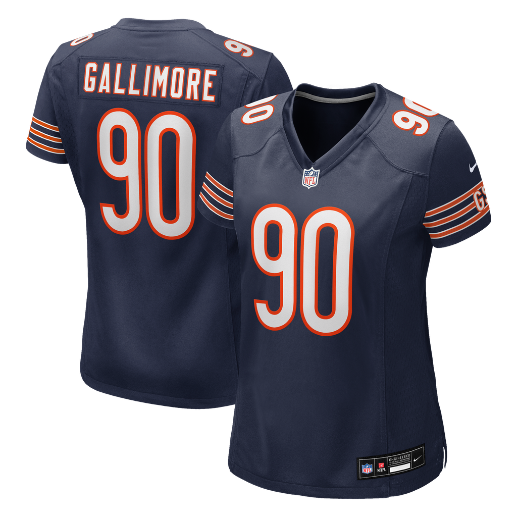 Women's Chicago Bears Neville Gallimore Nike Navy Team Game Jersey