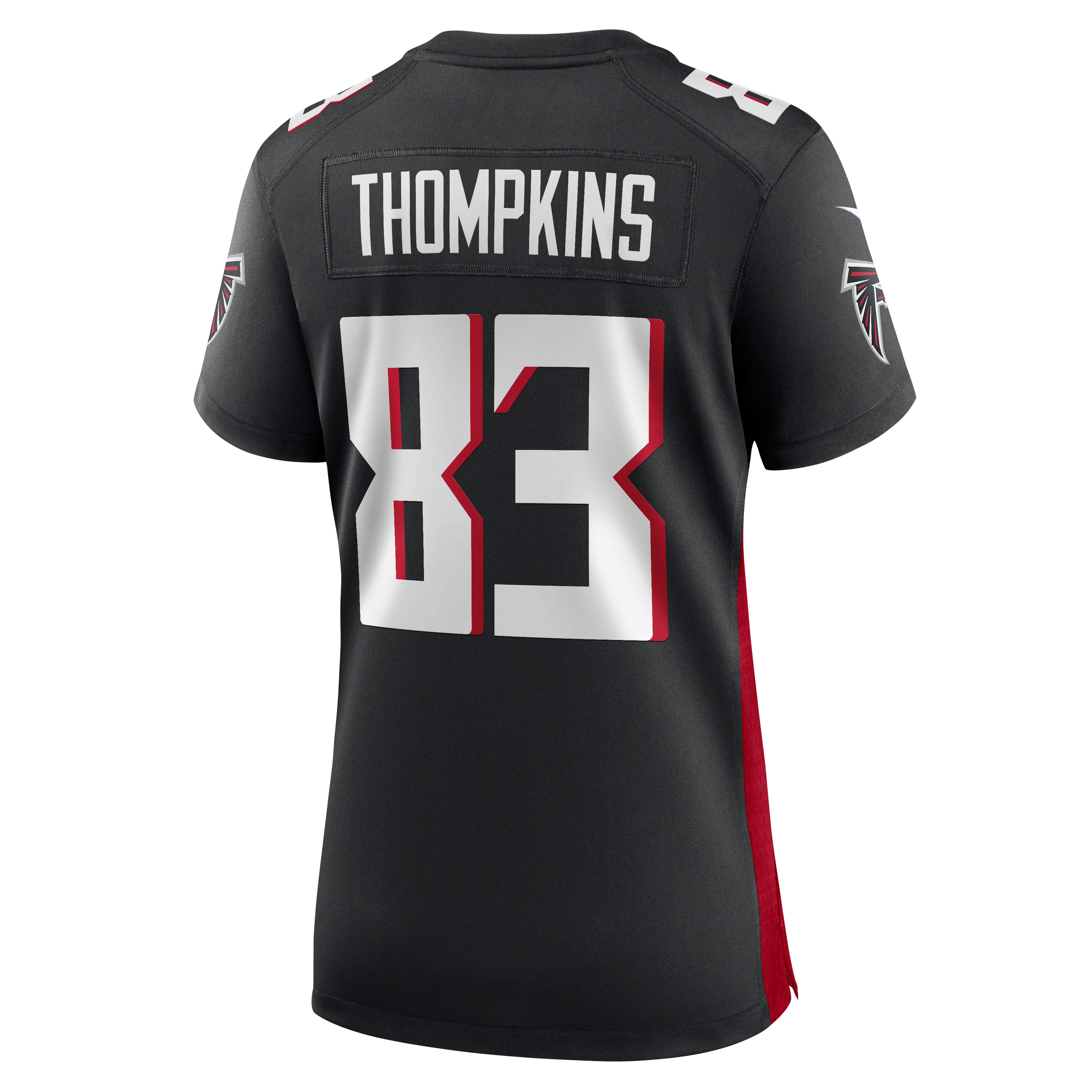Women's Atlanta Falcons Deven Thompkins Nike Black Team Game Jersey