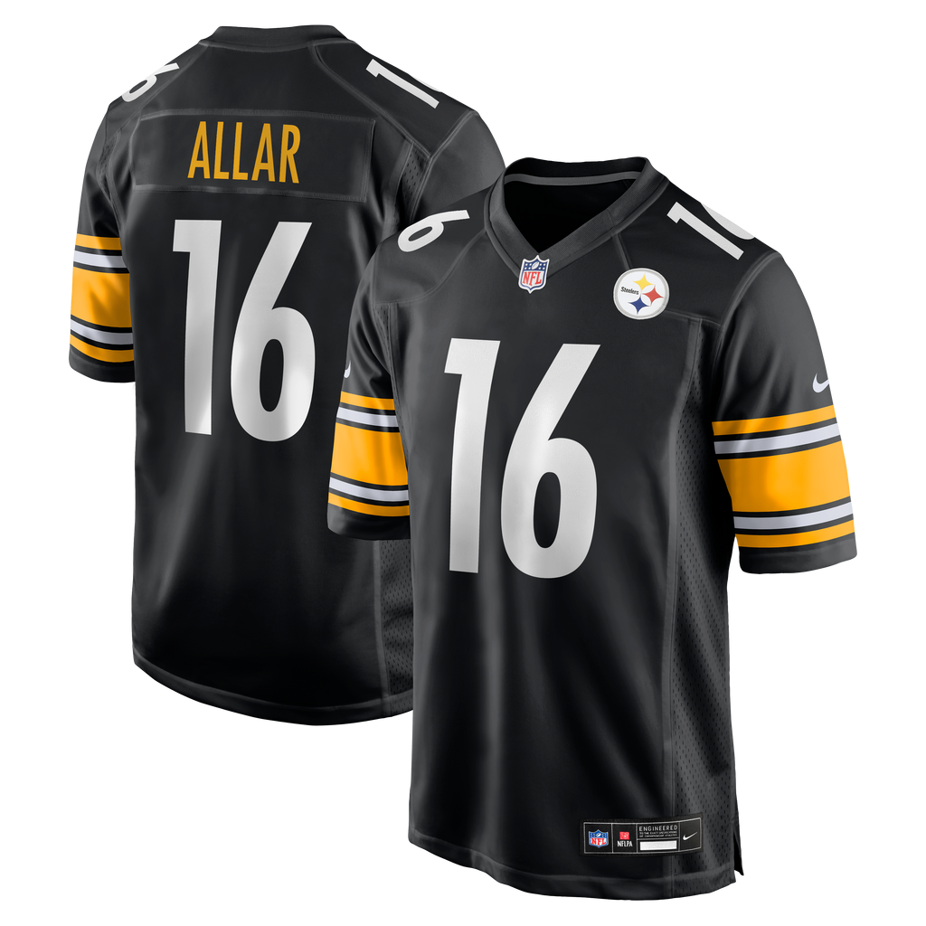 Men's Pittsburgh Steelers Drew Allar Nike Black Game Jersey