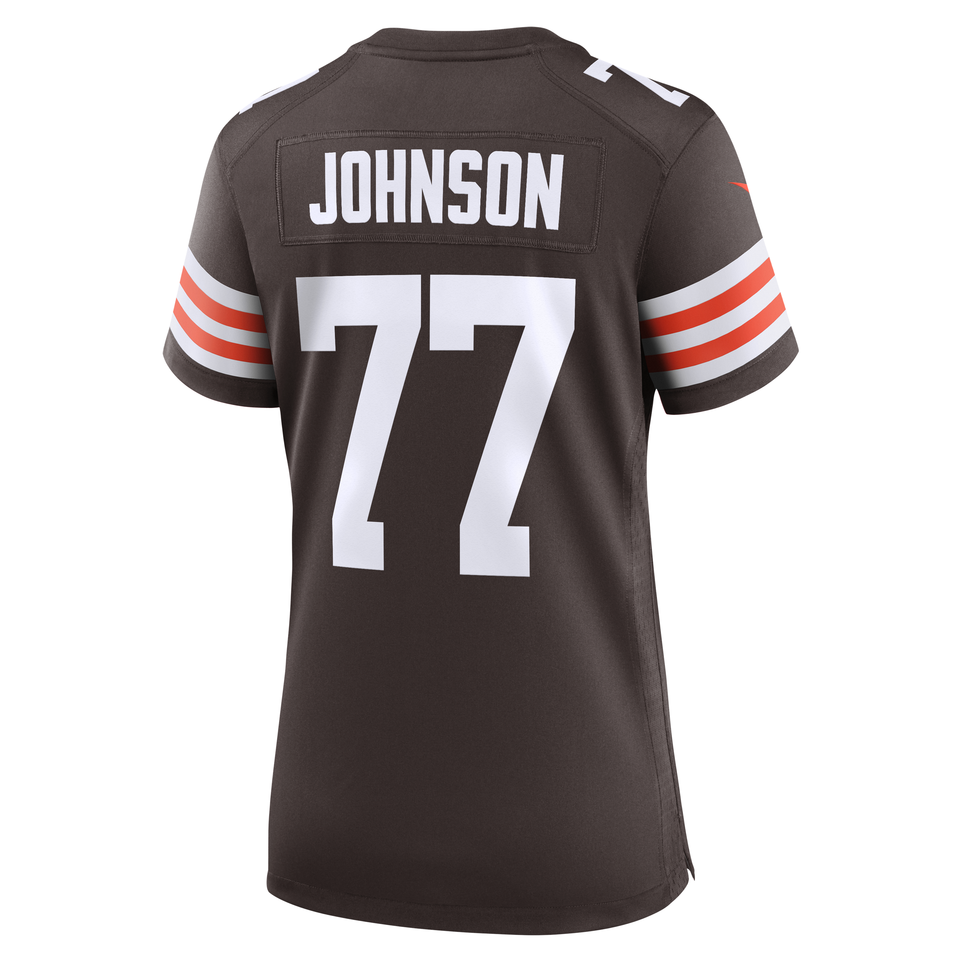 Women's Cleveland Browns Zion Johnson Nike Brown Team Game Jersey