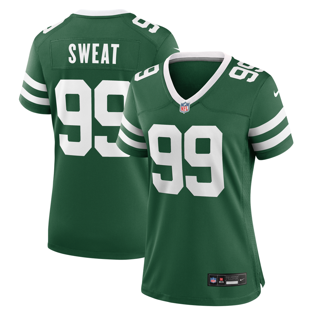 Women's New York Jets Tvondre Sweat Nike Legacy Green Team Game Jersey