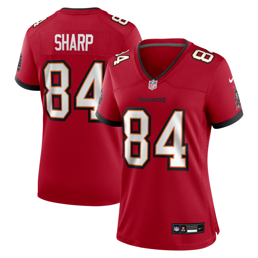 Women's Tampa Bay Buccaneers Bauer Sharp Nike Red Team Game Jersey