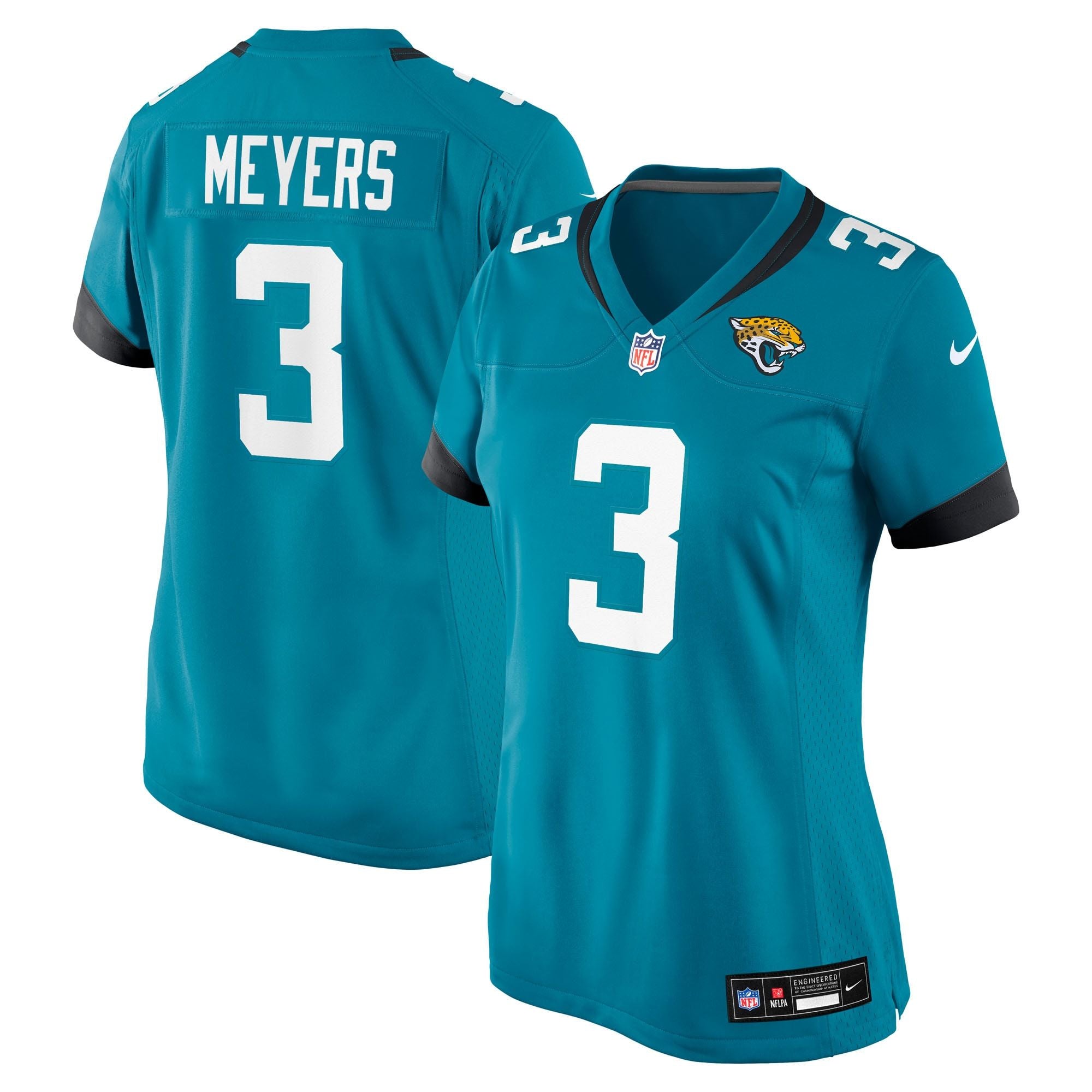 Women's Jacksonville Jaguars Jakobi Meyers Nike Teal Team Game Jersey