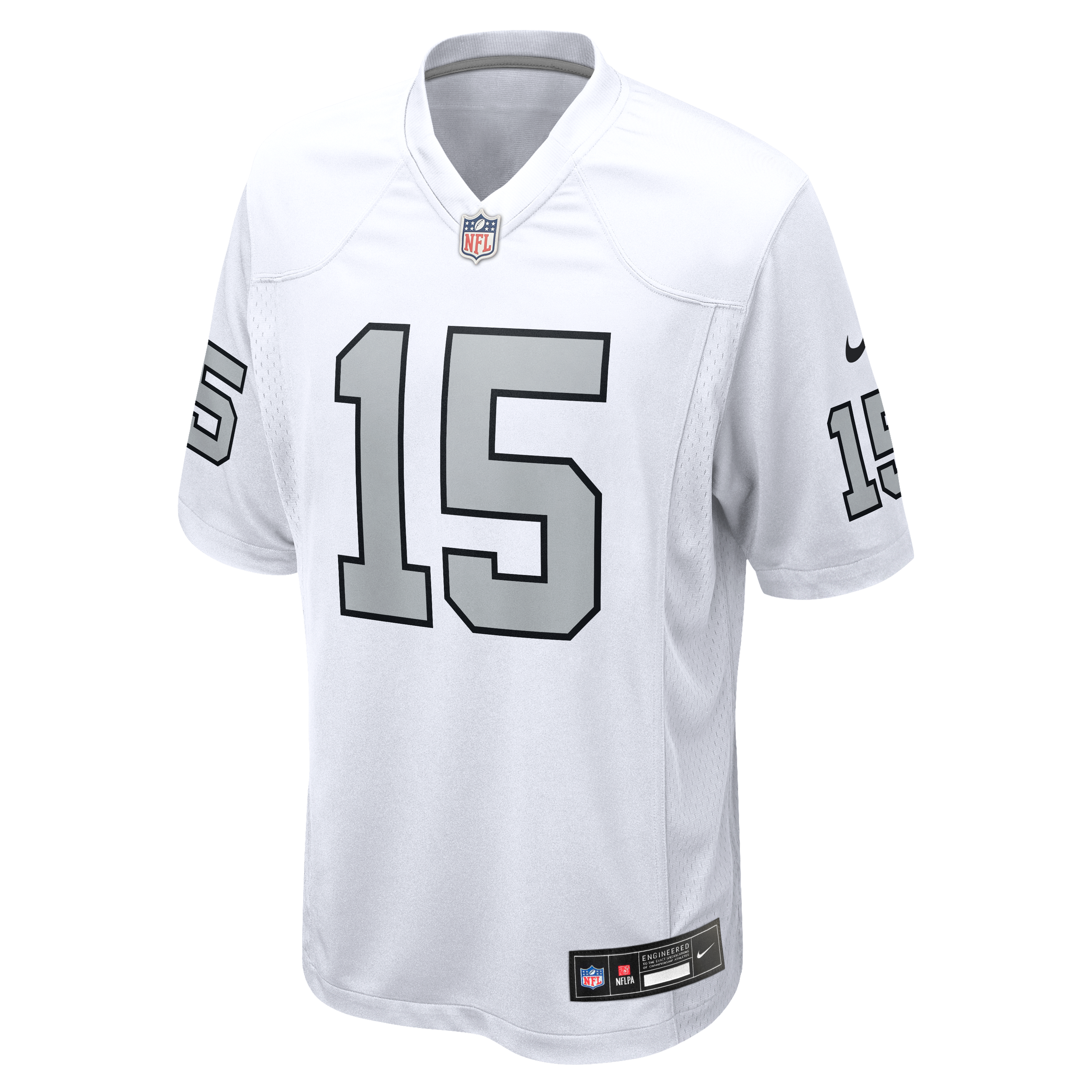 Men's Las Vegas Raiders Fernando Mendoza Nike White Alternate Game Player Jersey