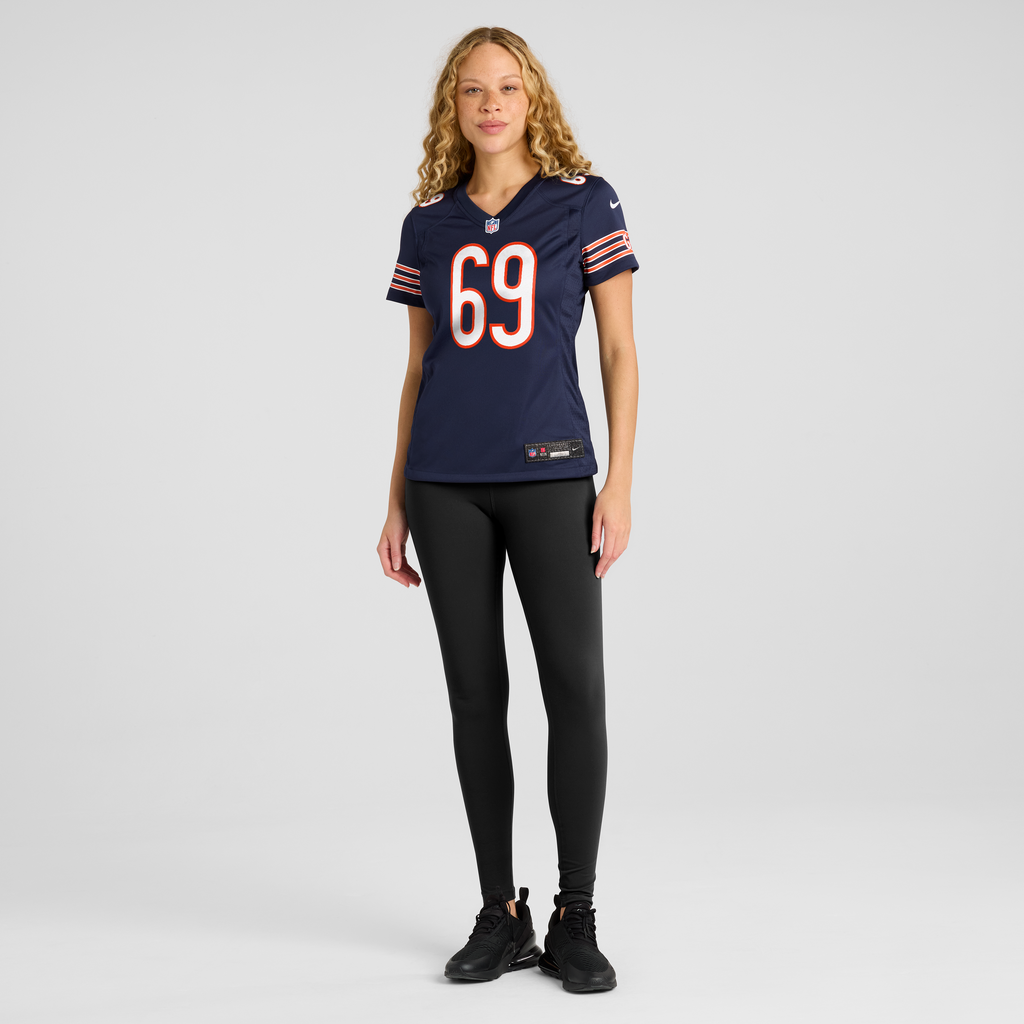 Women's Chicago Bears Jeremiah Martin Nike Navy Team Game Jersey