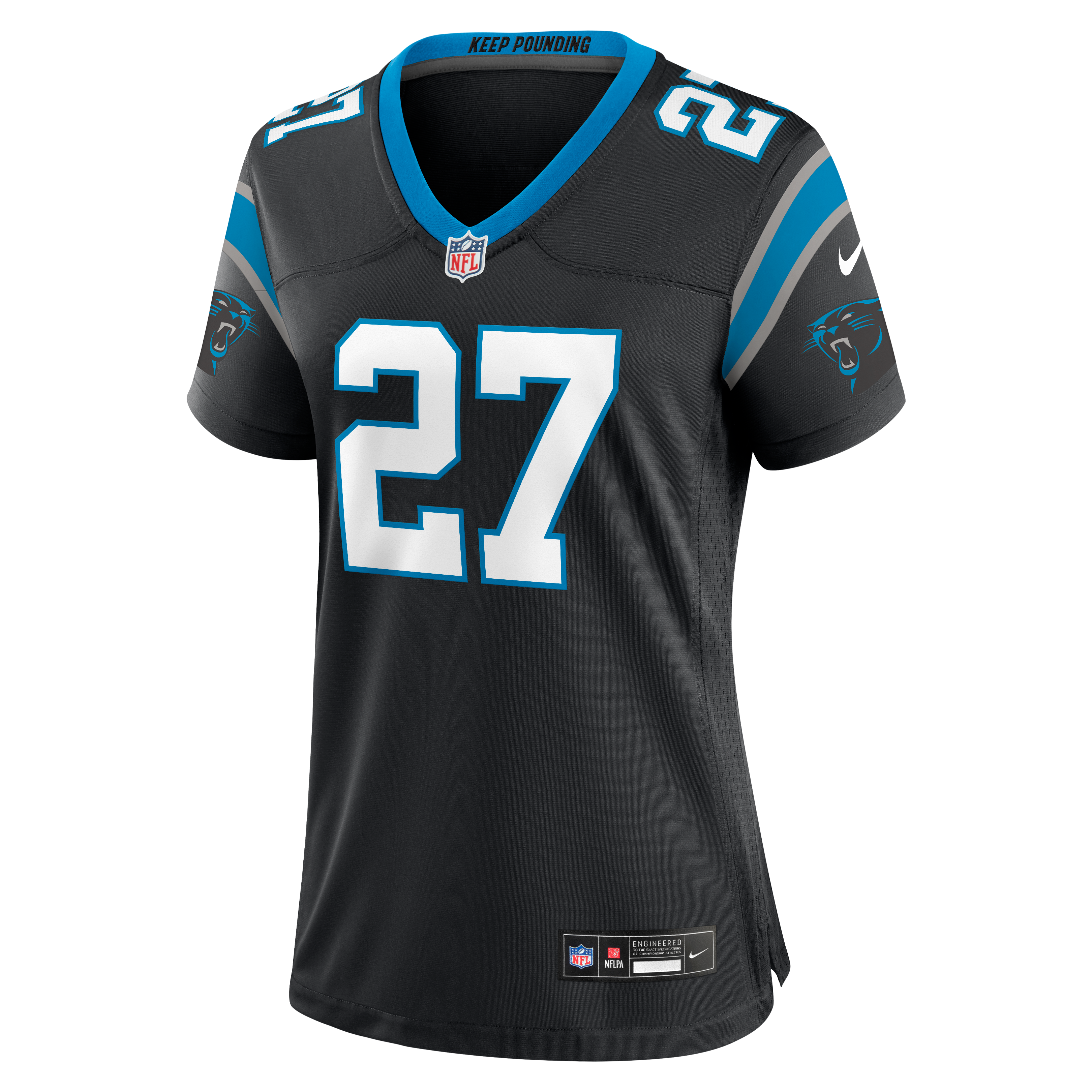 Women's Carolina Panthers Isaiah Simmons Nike Black Team Game Jersey