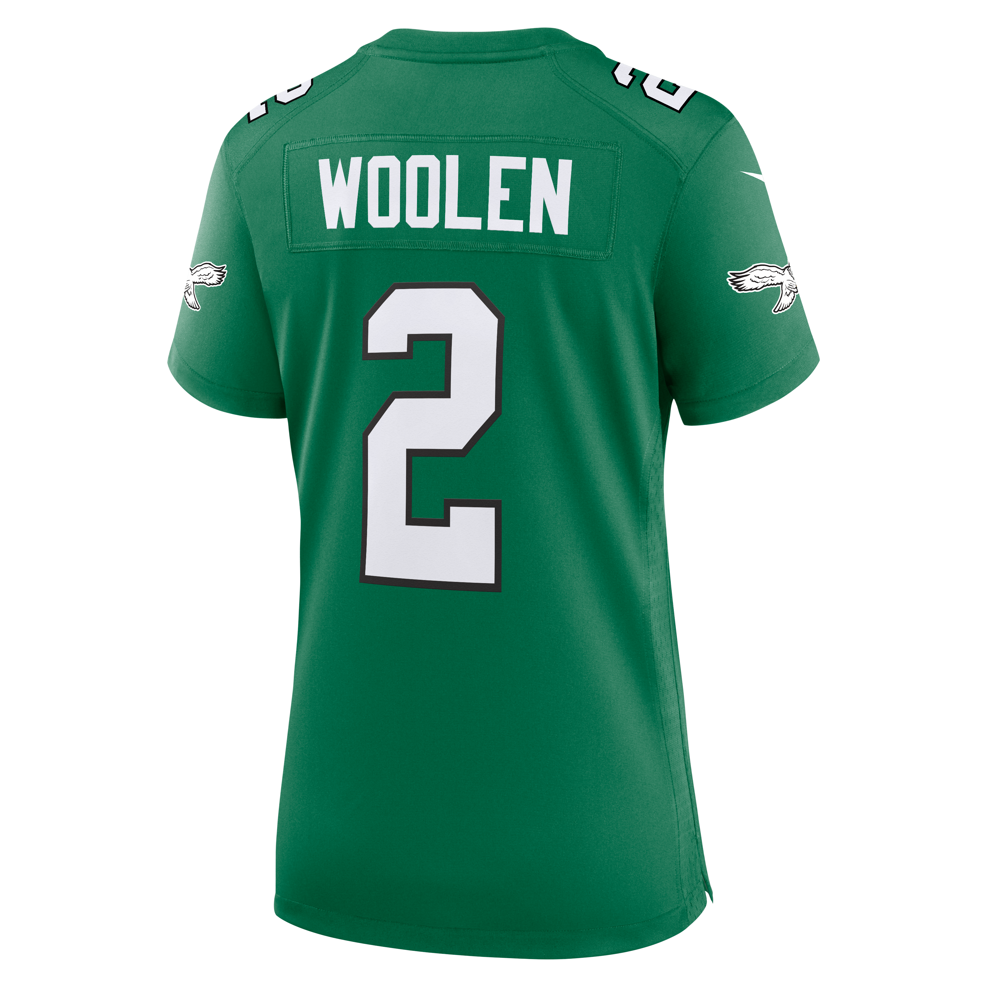 Women's Philadelphia Eagles Tariq Woolen Nike Kelly Green Alternate Game Jersey