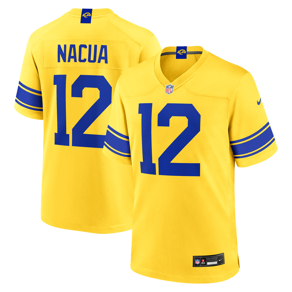 Men's Los Angeles Rams Puka Nacua Nike Classic Sol Game Jersey