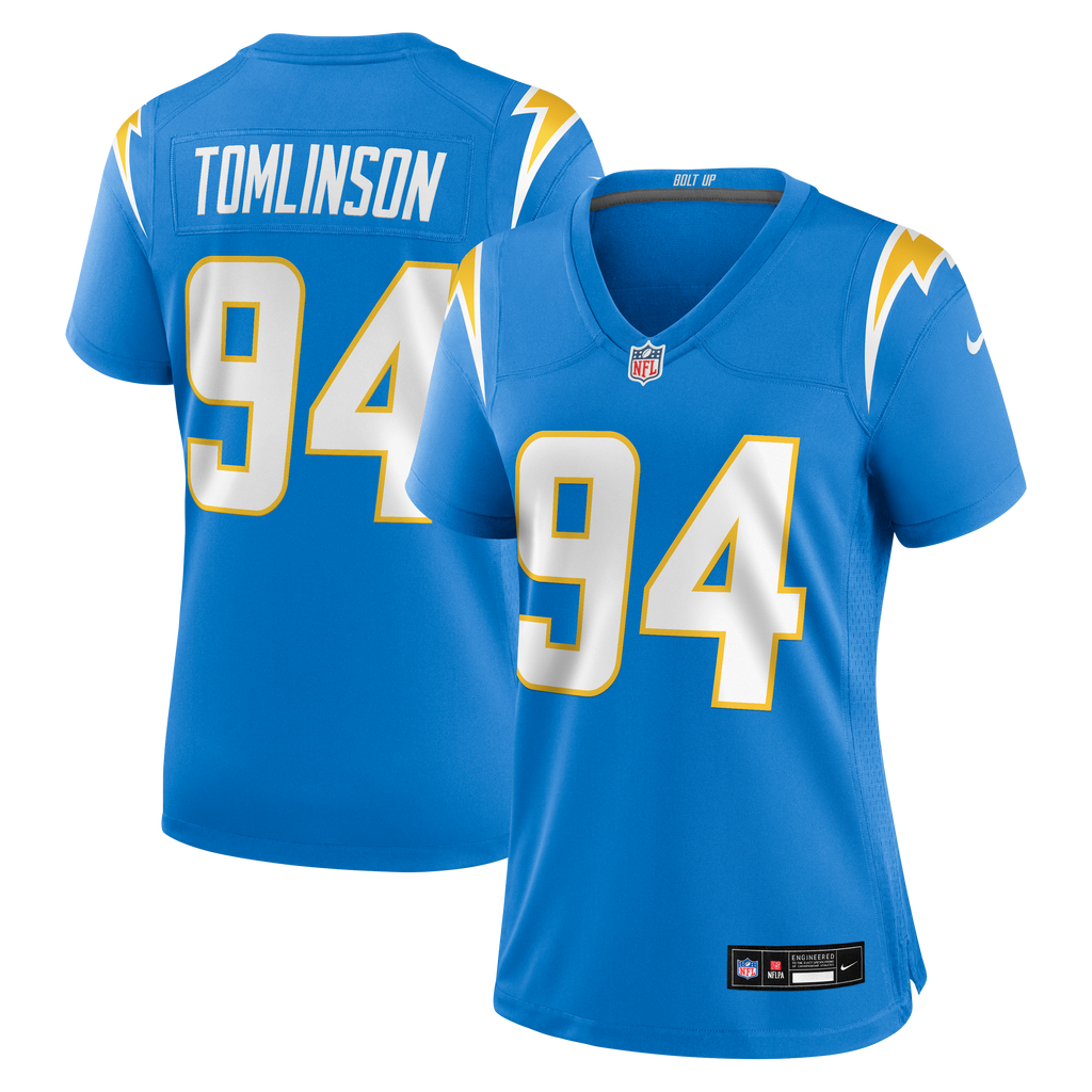 Women's Los Angeles Chargers Dalvin Tomlinson Nike Powder Blue Team Game Jersey