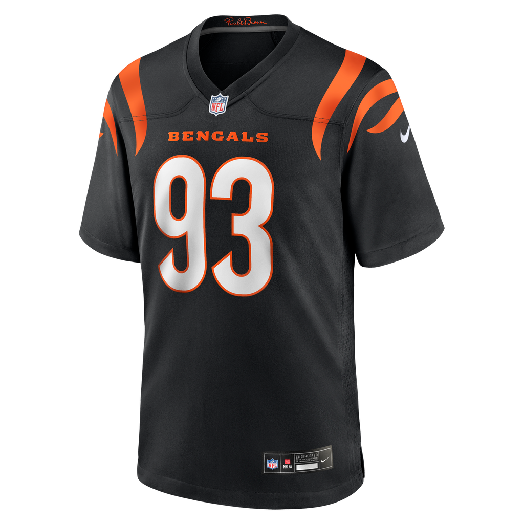 Men's Cincinnati Bengals Jonathan Allen Nike Black Team Game Jersey
