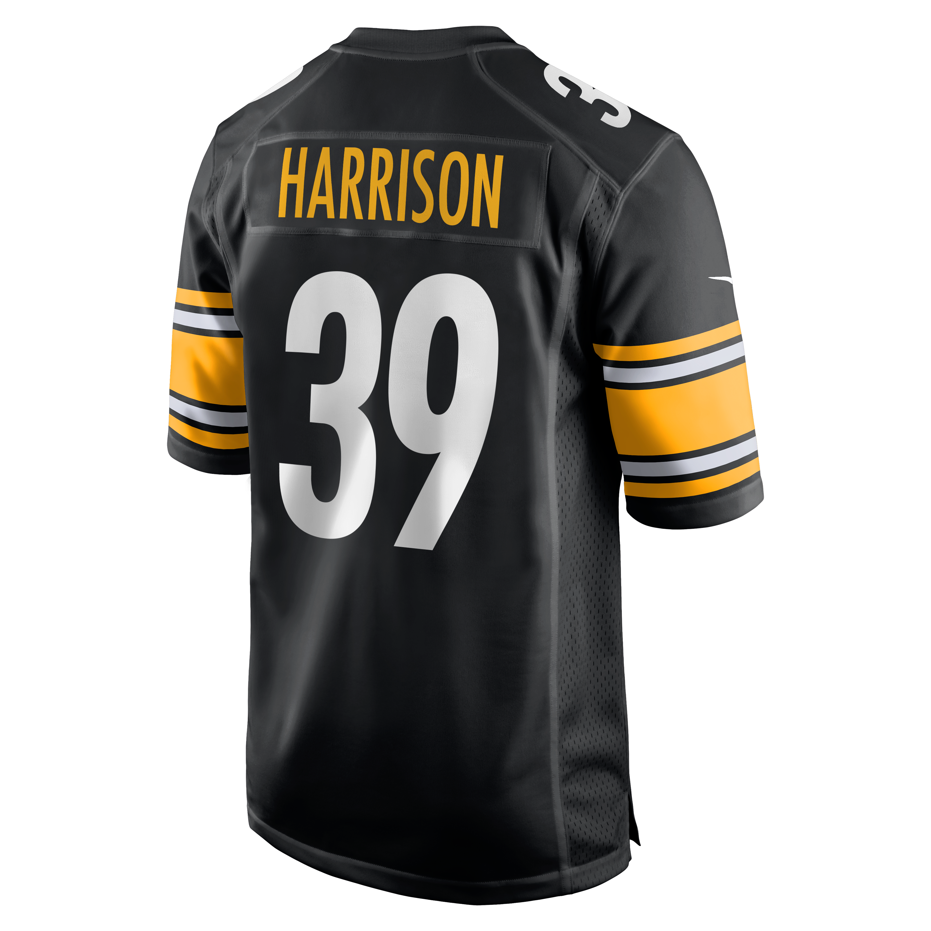 Men's Pittsburgh Steelers Malik Harrison Nike Black Team Game Jersey