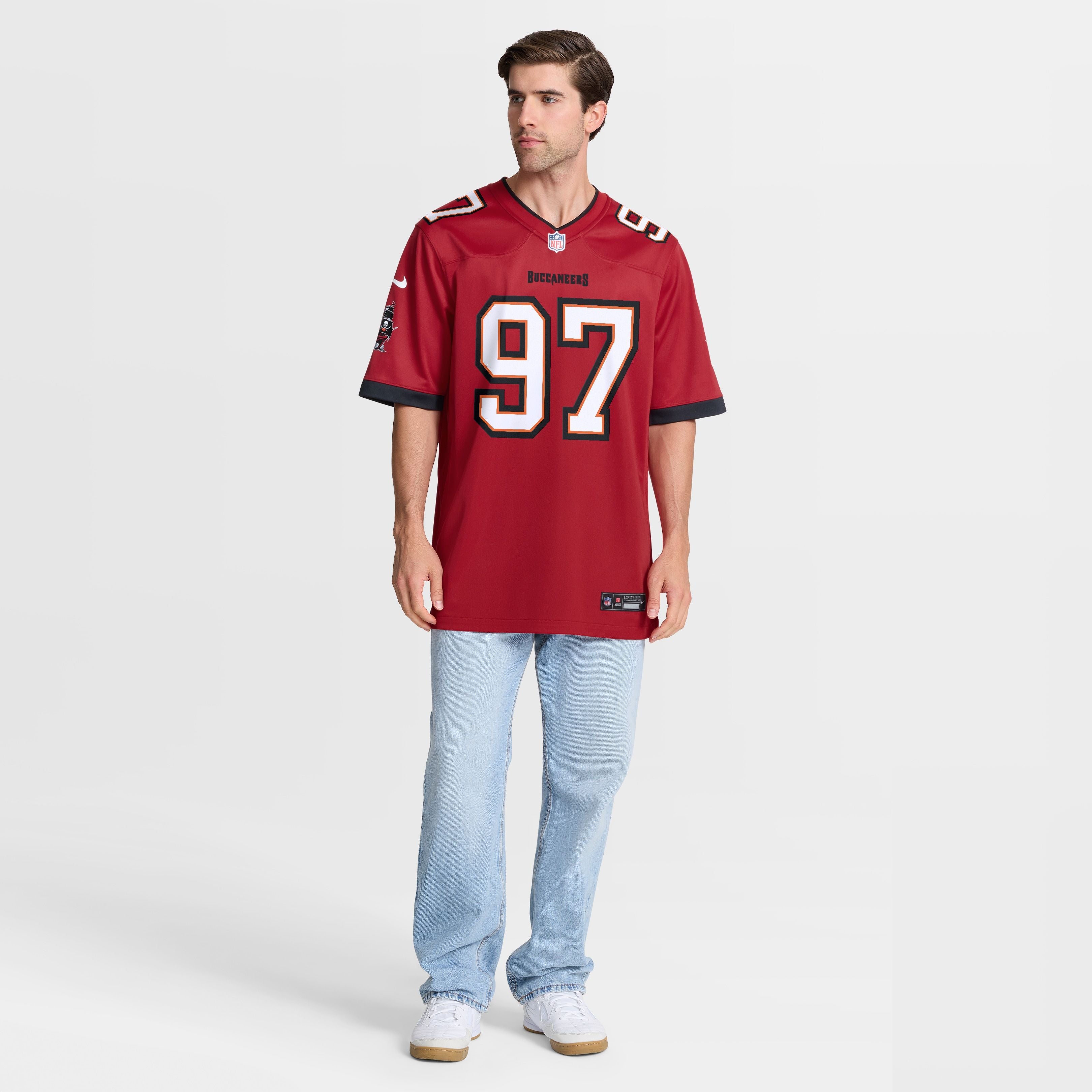 Men's Tampa Bay Buccaneers Al Quadin Muhammad Nike Red Team Game Jersey