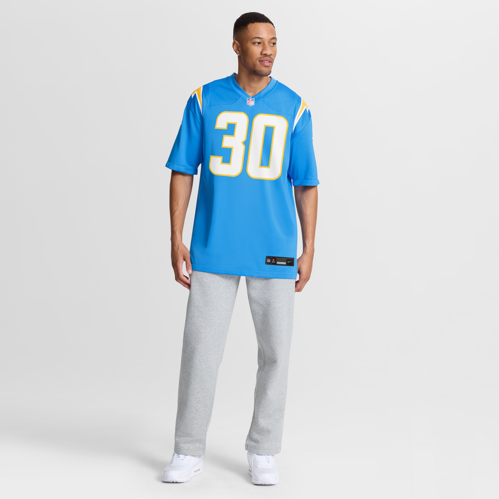 Men's Los Angeles Chargers Alec Ingold Nike Powder Blue Team Game Jersey