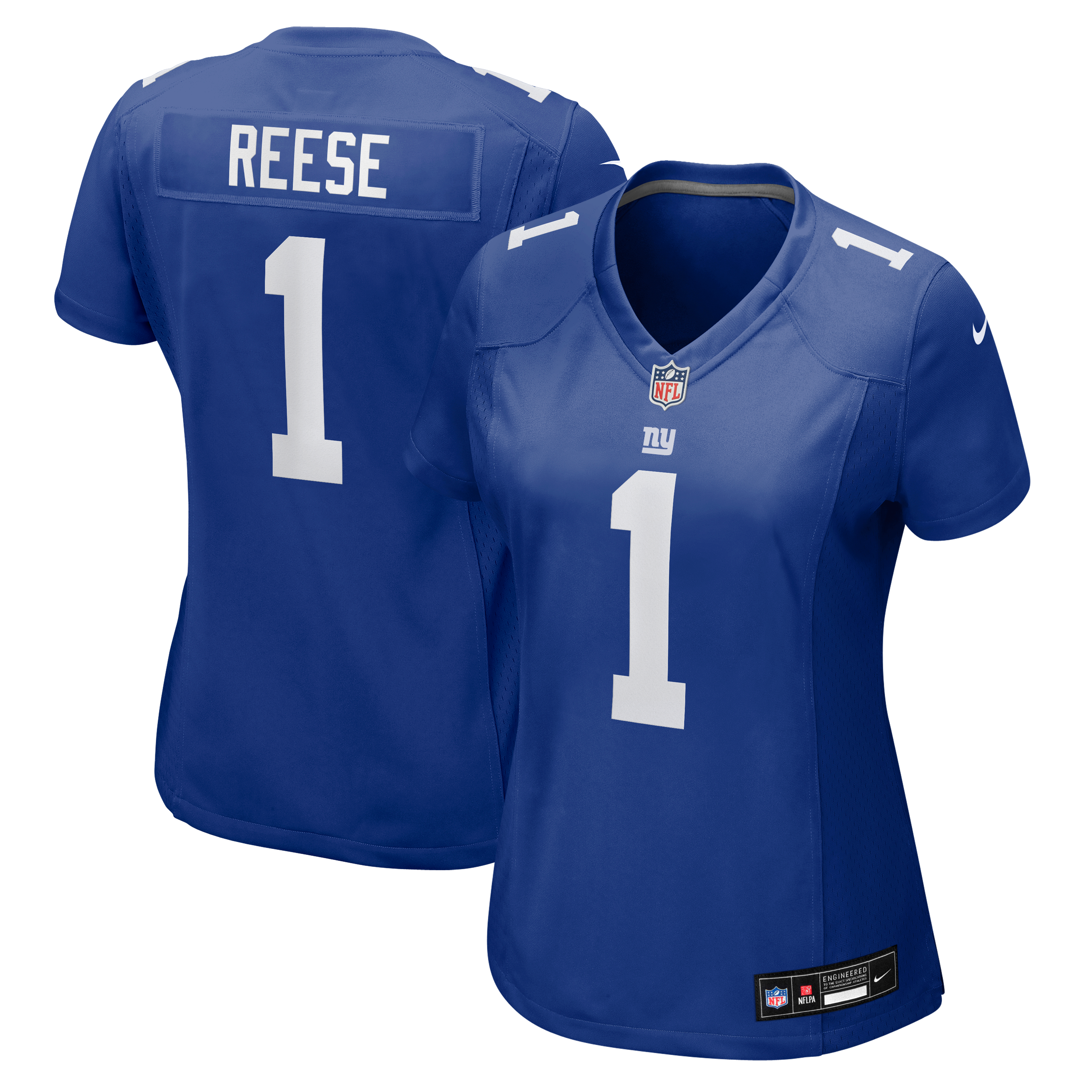 Women's New York Giants Arvell Reese Nike Royal Game Jersey