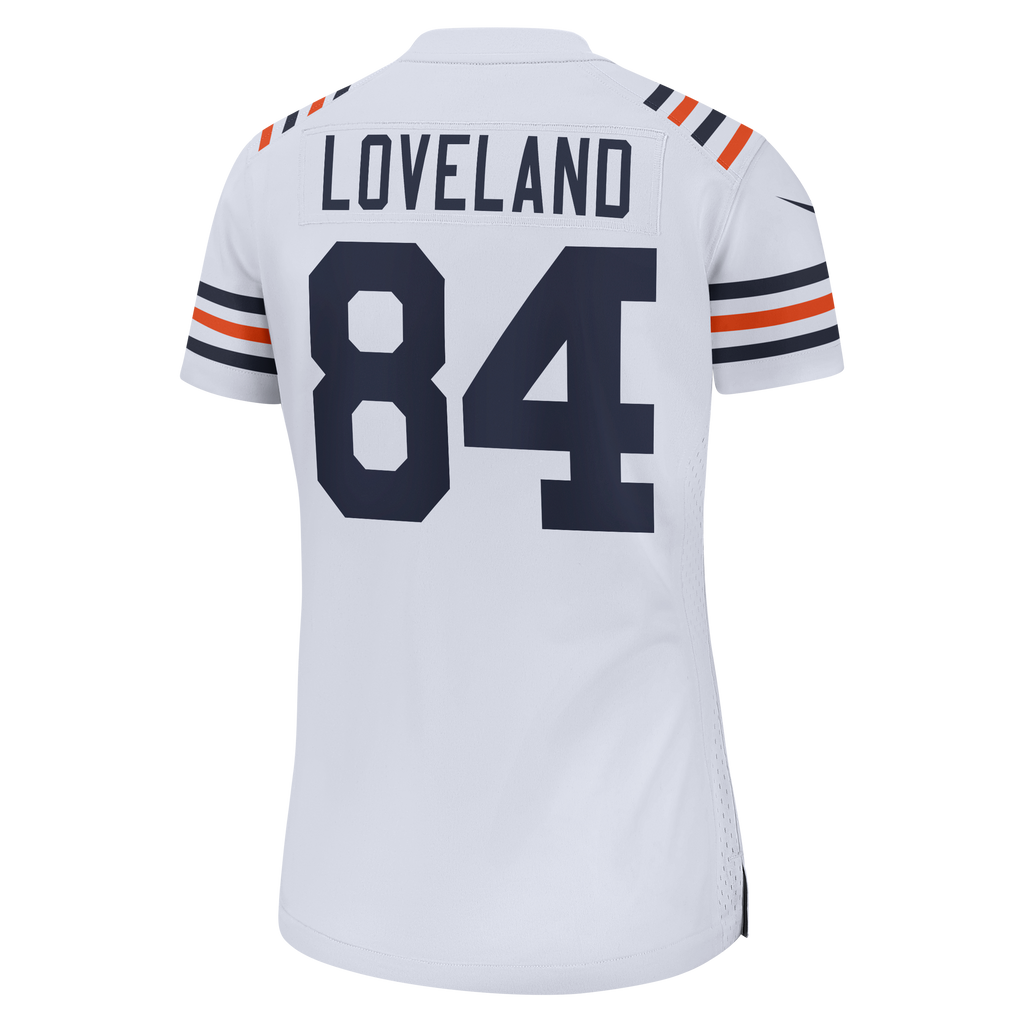 Women's Chicago Bears Colston Loveland Nike White Alternate Game Jersey