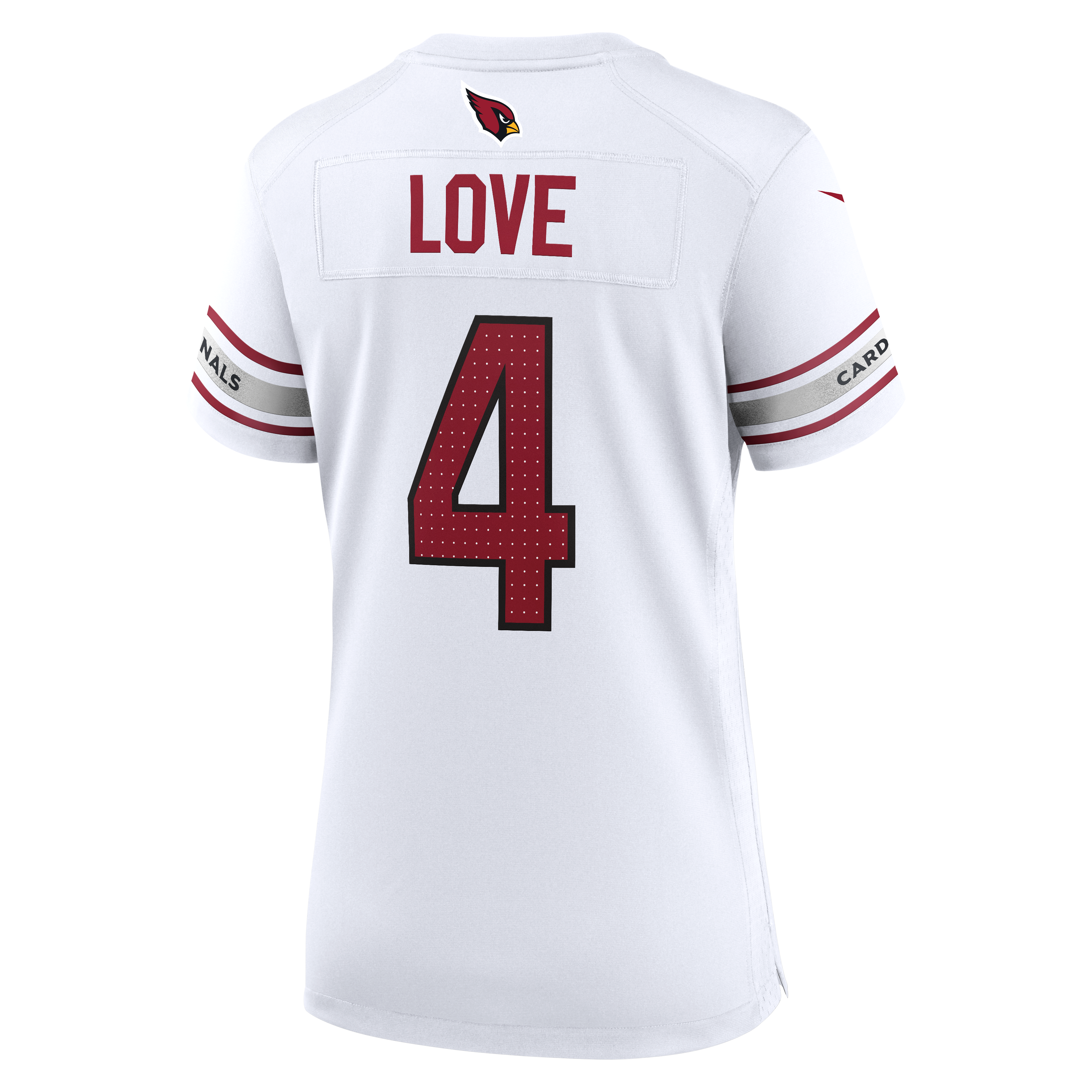 Women's Arizona Cardinals Jeremiyah Love Nike White Game Jersey