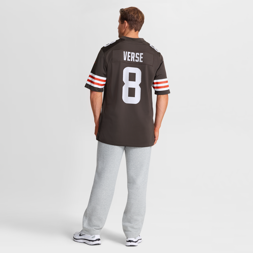 Men's Cleveland Browns Jared Verse Nike Brown Mens Nike Game Jersey