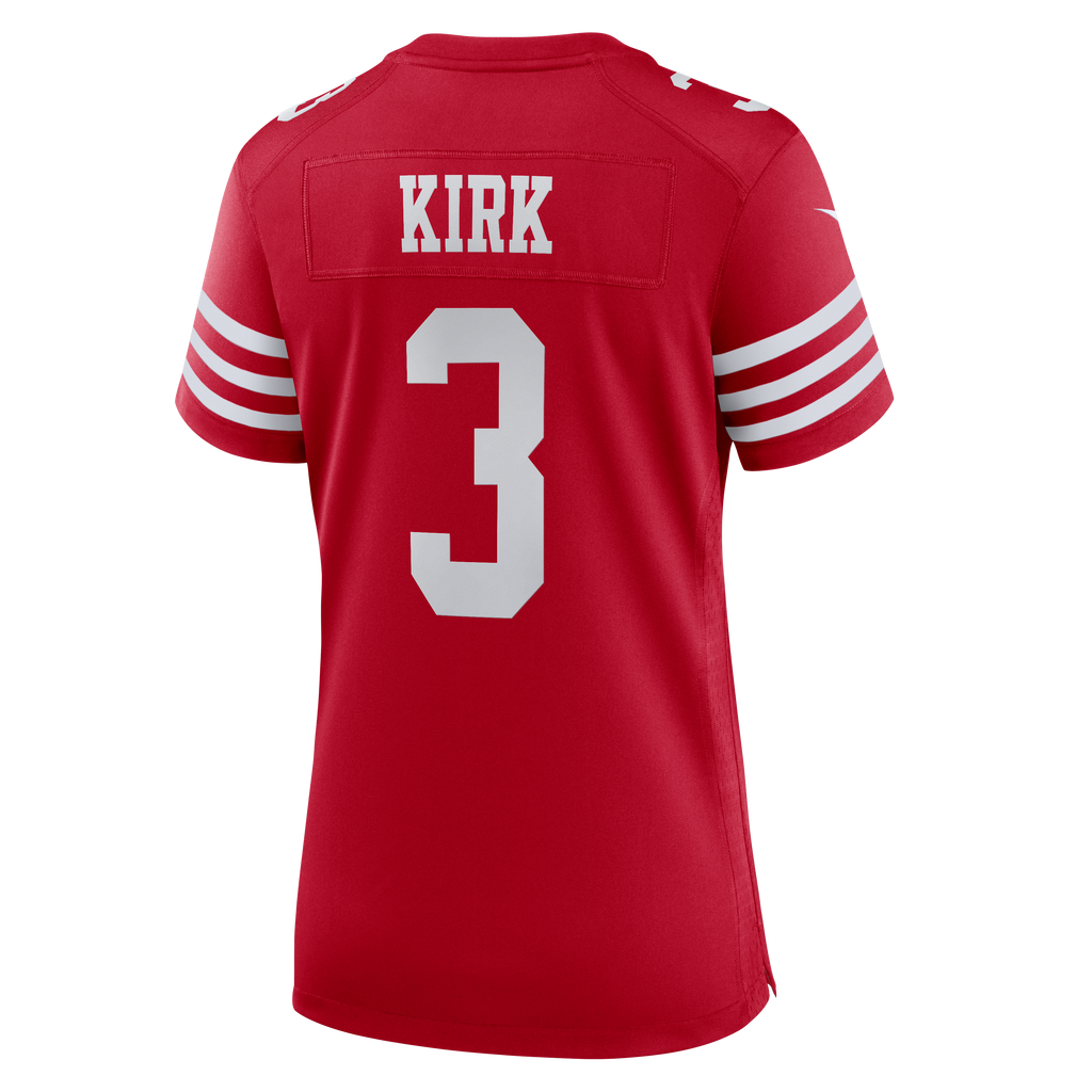 Women's San Francisco 49Ers Christian Kirk Nike Scarlet Team Game Jersey