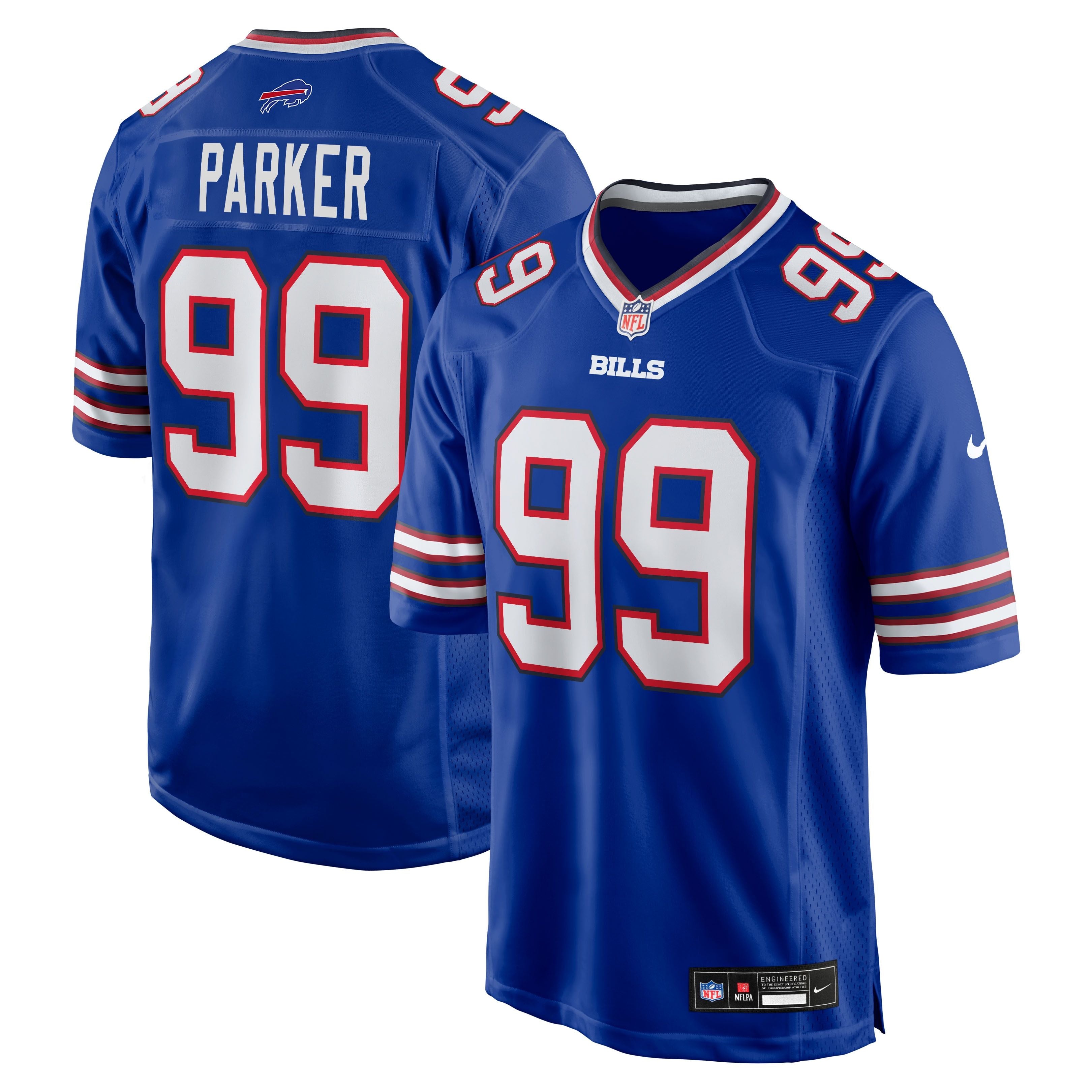 Men's Buffalo Bills Tj Parker Nike Royal Game Jersey