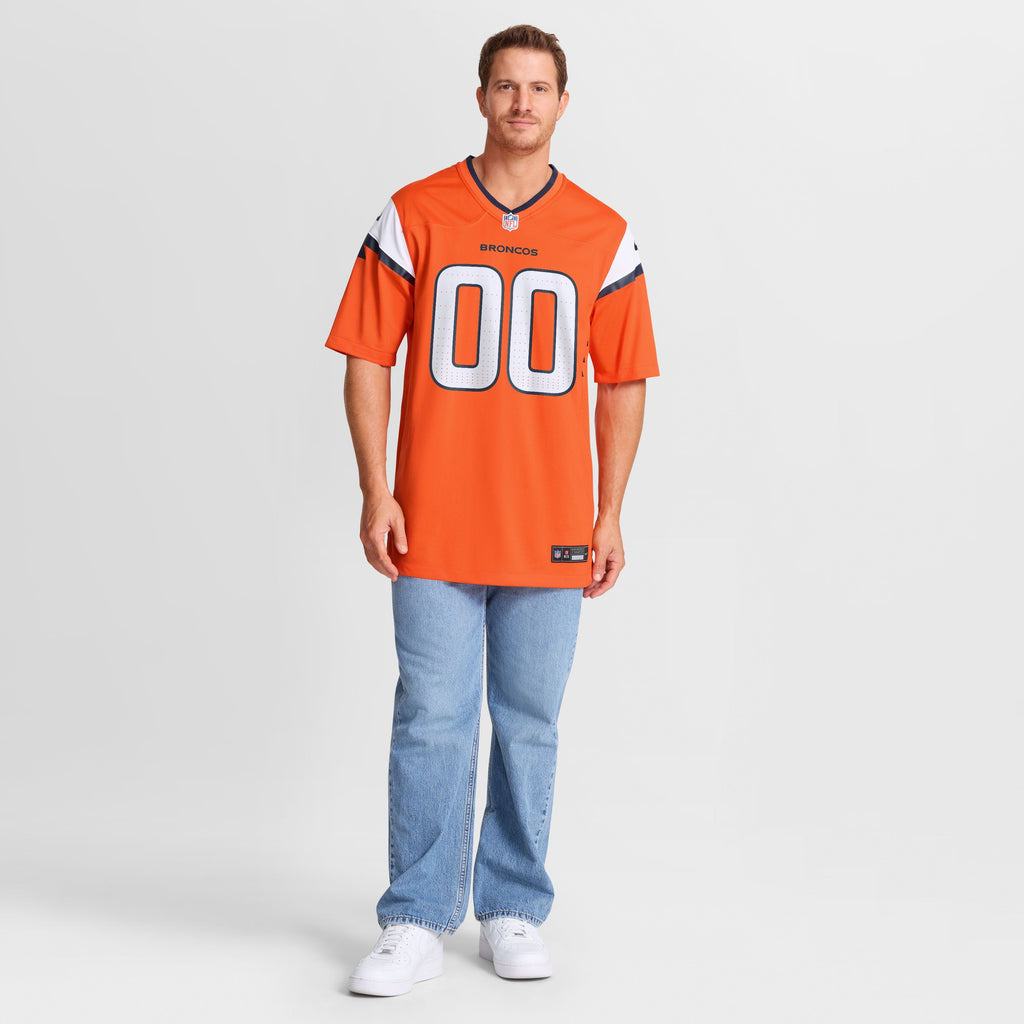 Men's Denver Broncos Tyler Onyedim Nike Orange Game Jersey