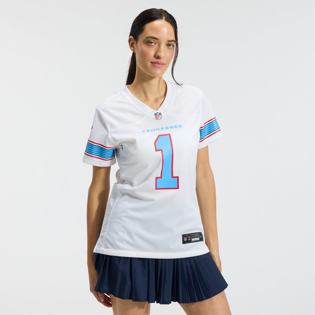 Women's Tennessee Titans Cameron Ward Nike White Game Jersey